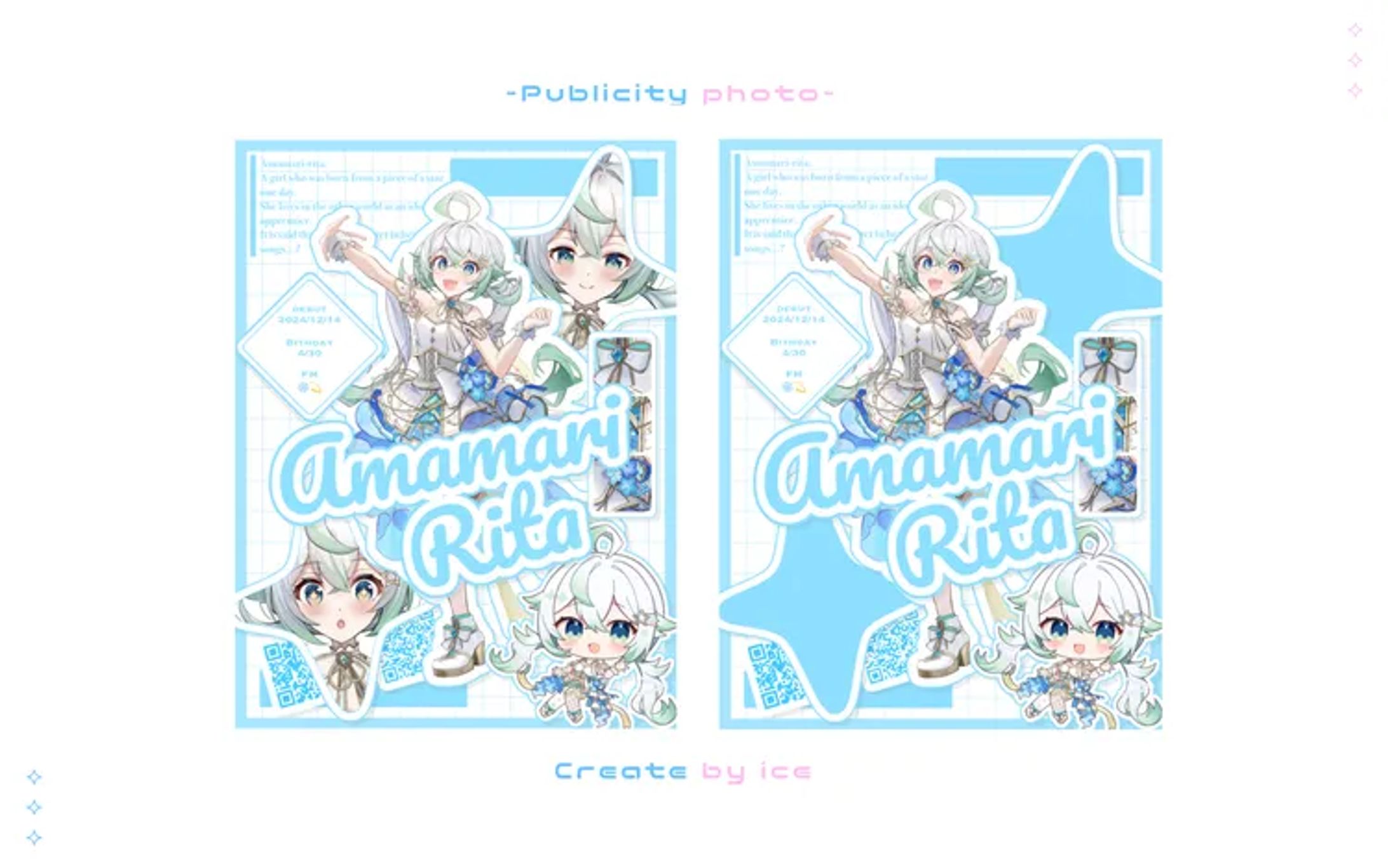 プロフィールデザイン・宣伝画像制作 / 天々莉りた様-1