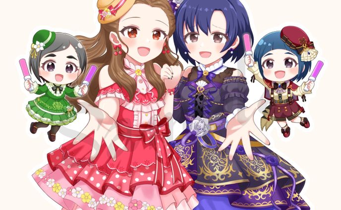 「THE IDOLM@STER CINDERELLA GIRLS 10th MEMORIAL LIVE STARLIGHT STAGE」Kアリーナ横浜 祝い花イラスト 