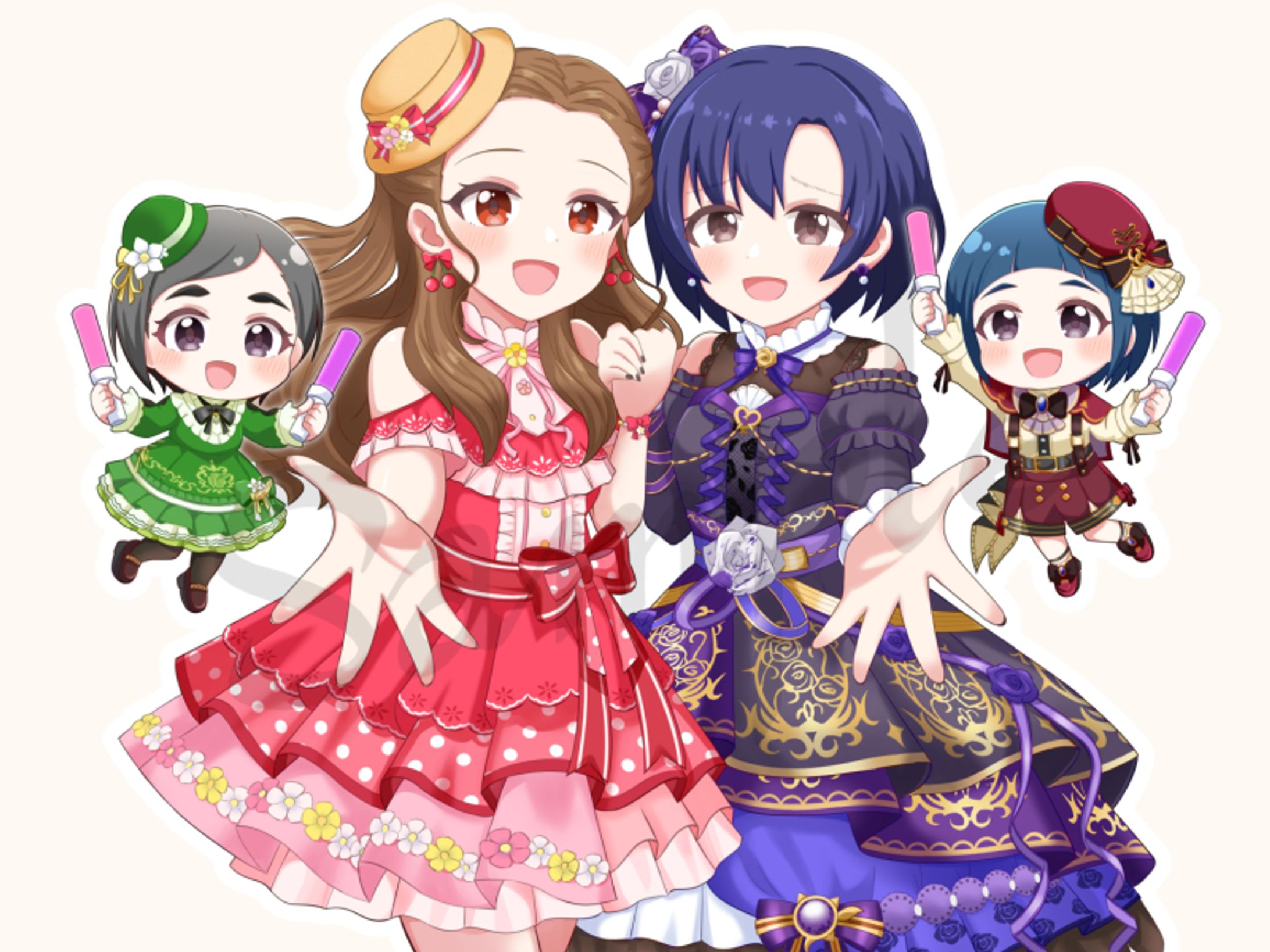 「THE IDOLM@STER CINDERELLA GIRLS 10th MEMORIAL LIVE STARLIGHT STAGE」Kアリーナ横浜 祝い花イラスト -1