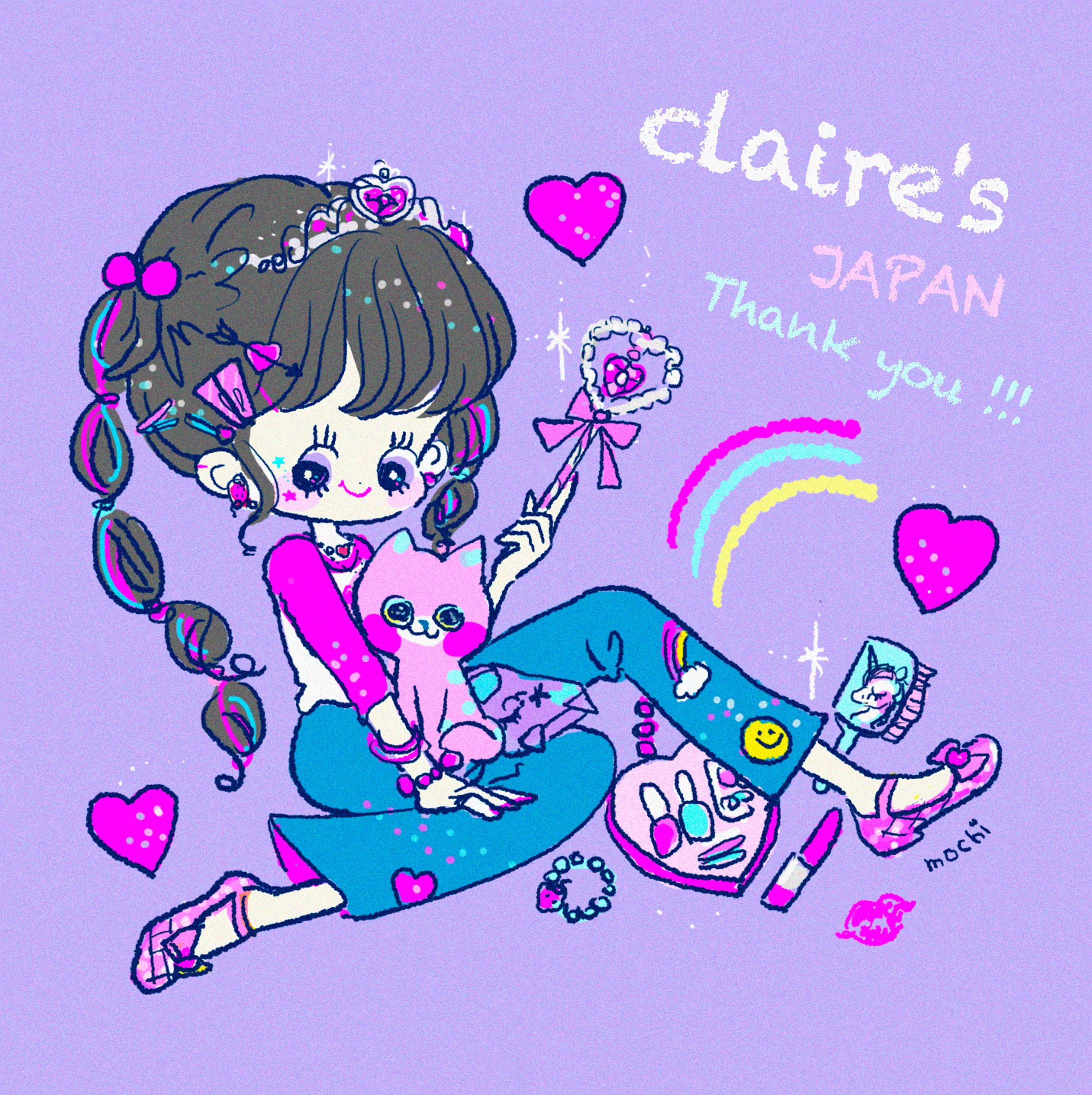 アクセサリーショップClaire’s 様のファンアート（2020）-1