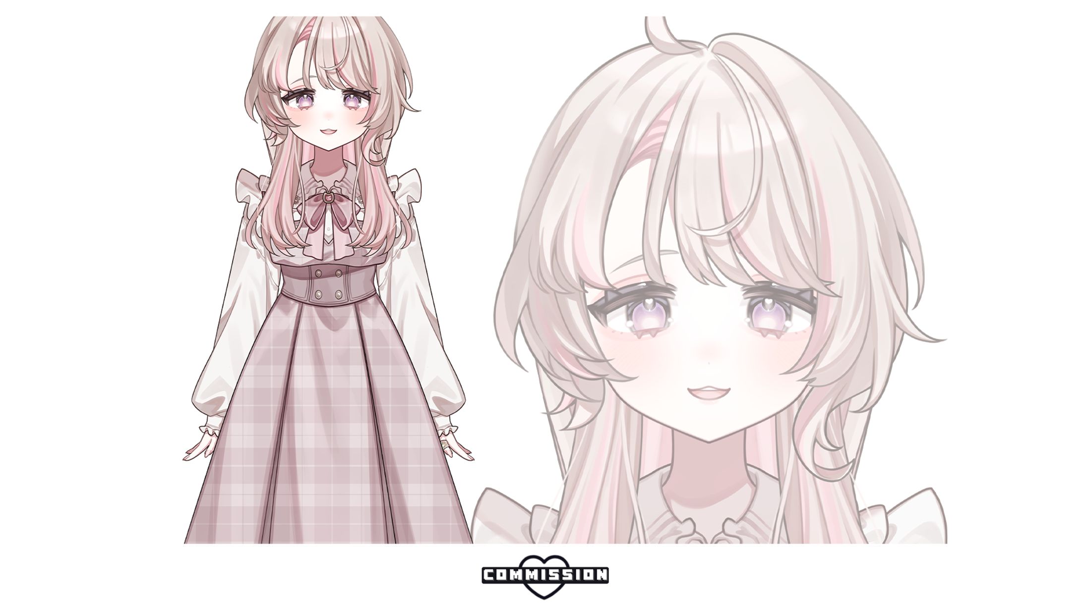 大紬にゃん/Live2D 立ち絵.三面図イラスト-1
