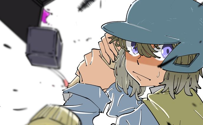 覚悟のバッティング