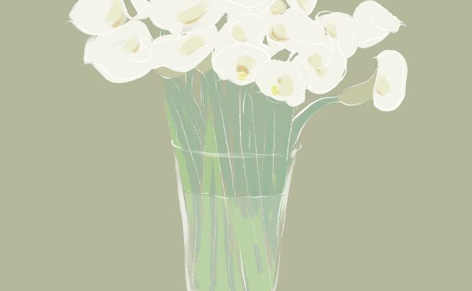 ・

calla lily

#art
#drawing
#fresco
#callalily
#flower
#calligraphy
#NFT
#metaverse
#textiledesign
#7月
#カレンダー
#カラー
#花
#絵本
#挿絵
#テキスタイル