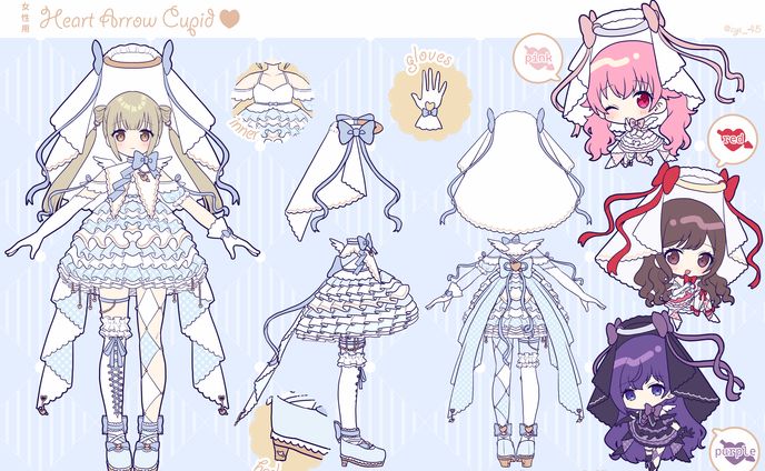 衣装デザイン「Heart Arrow Cupid♥」