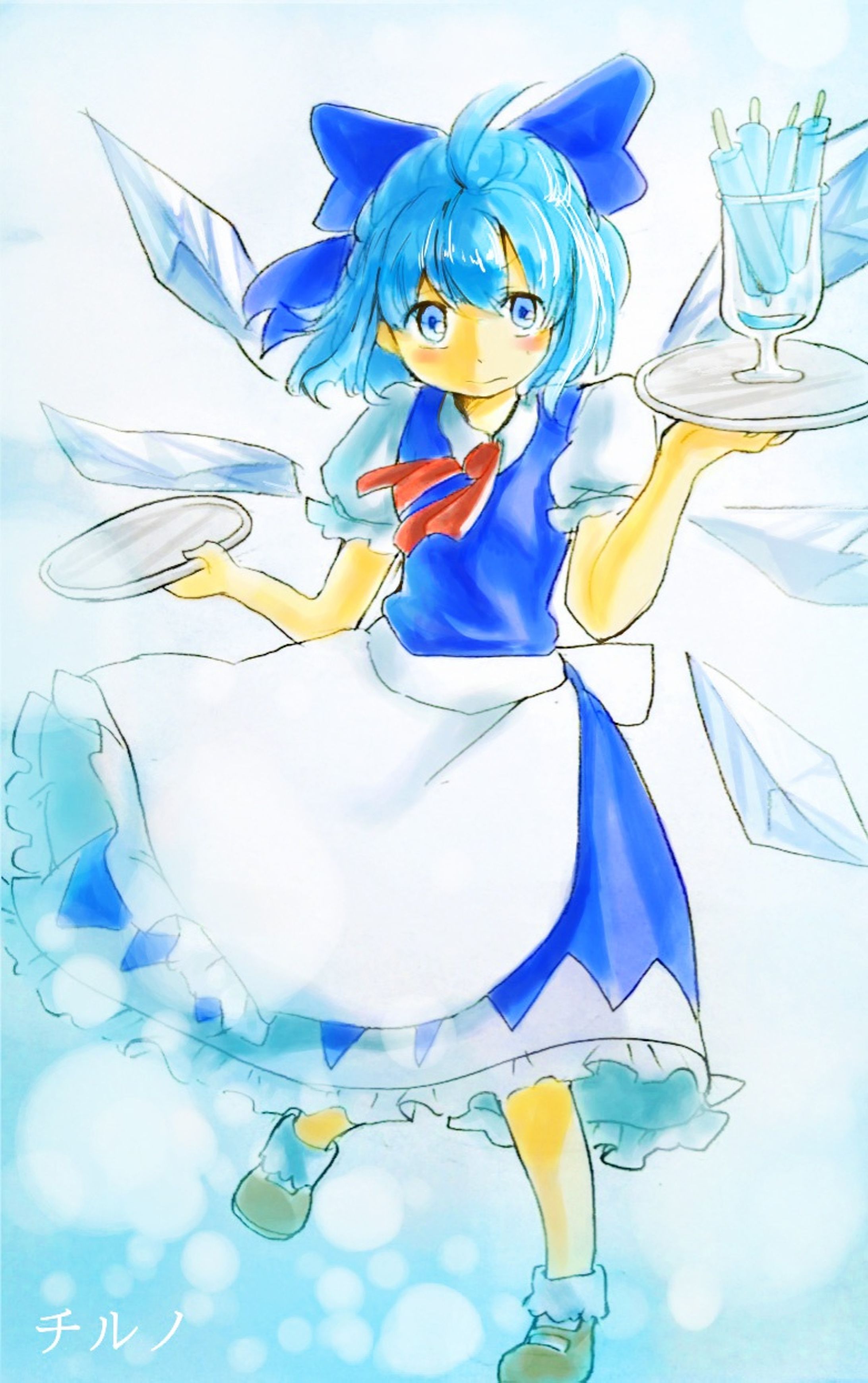 チルノちゃんメイド-1