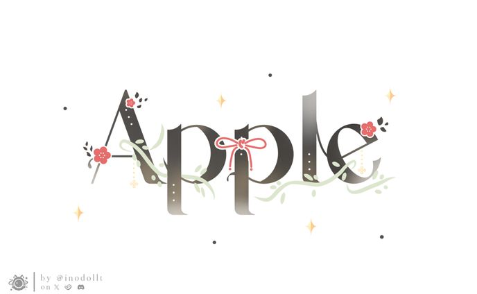 “Apple” — Garden Whimsy