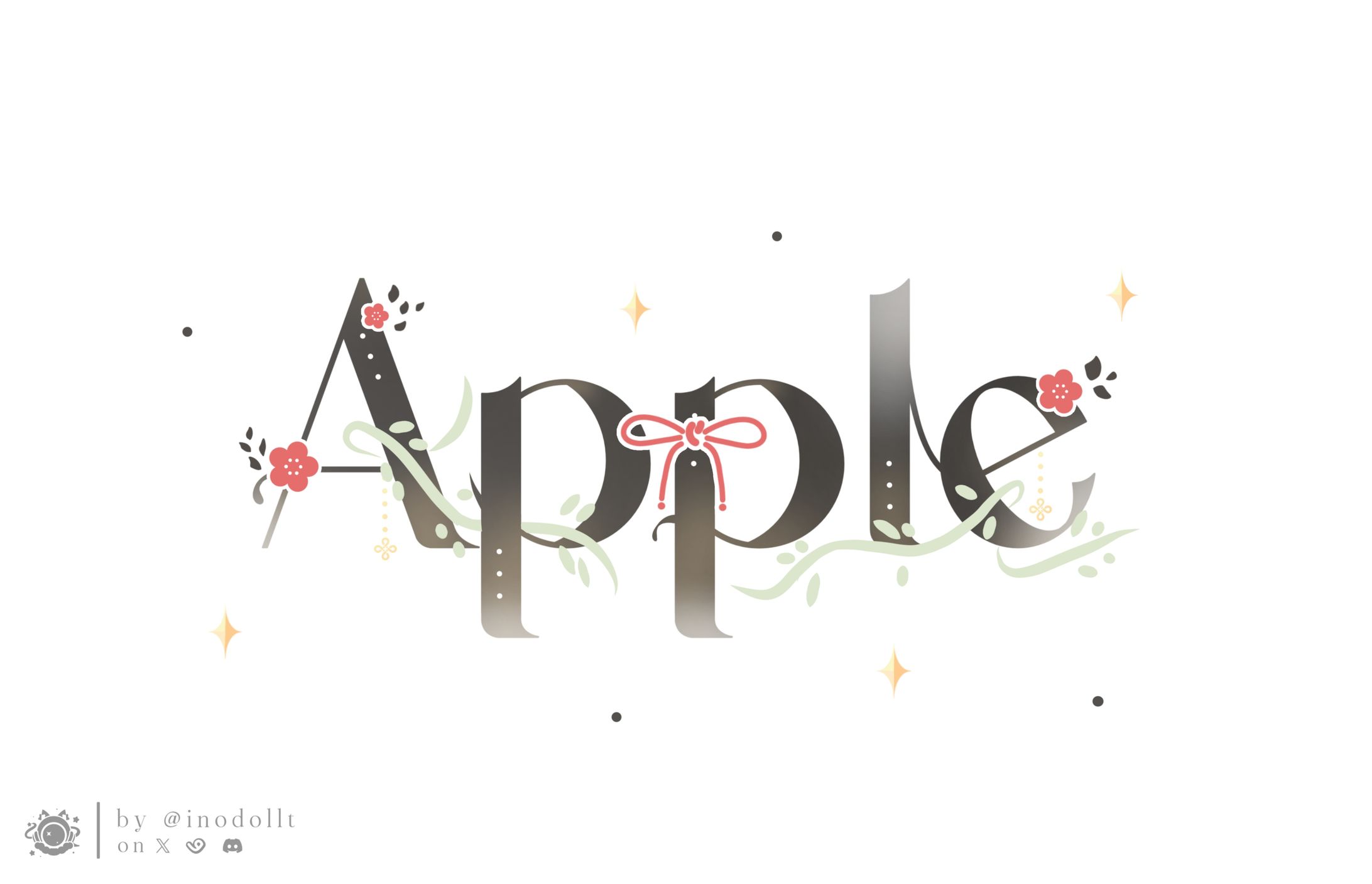 “Apple” — Garden Whimsy-1