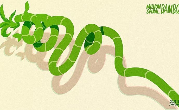 .
スパイラルバンブー🎋

#procreate #graphicdesign  #illustration #millionbamboo #spiralbamboo #bamboo #art #artwork #sketch #drawing  #スパイラルバンブー #ミリオンバンブー #ラッキーバンブー #富貴竹 #開運竹 #イラスト #イラストレーション