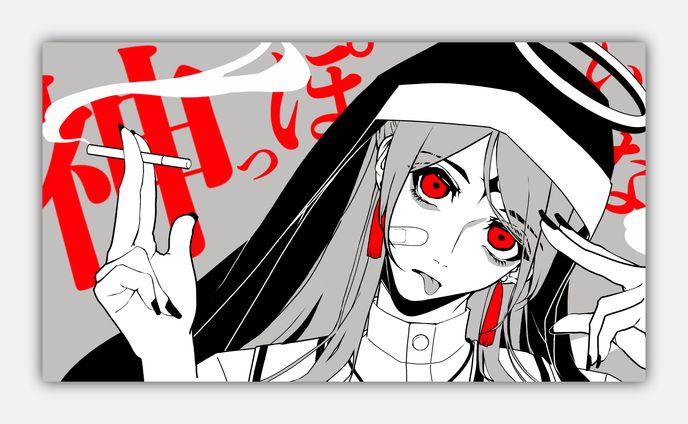 人力動画MVイラスト