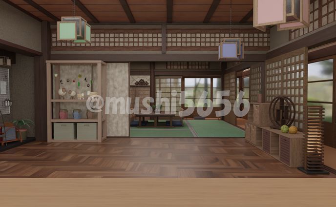 明々メイ様の配信背景