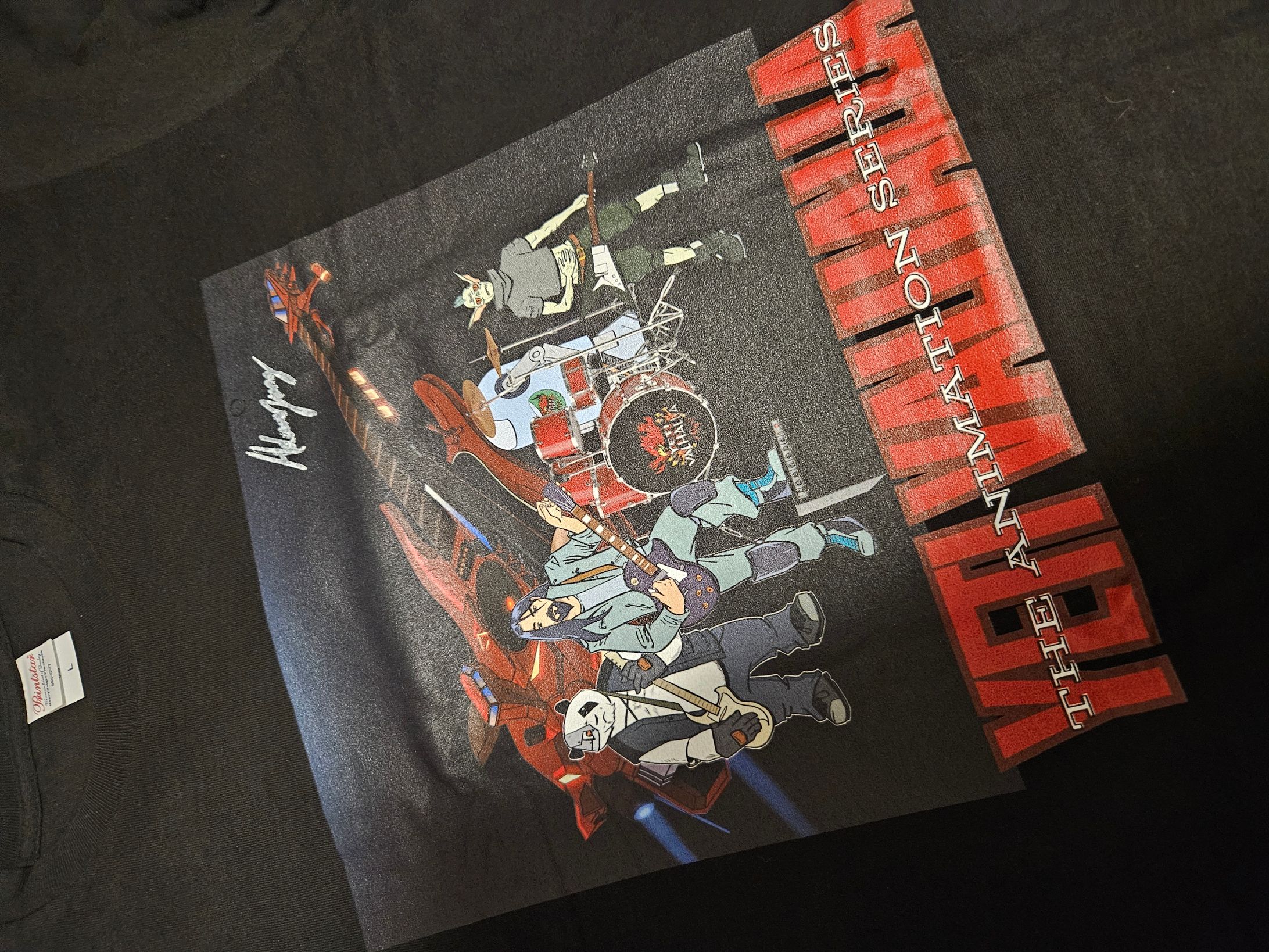 autographed animated t-1