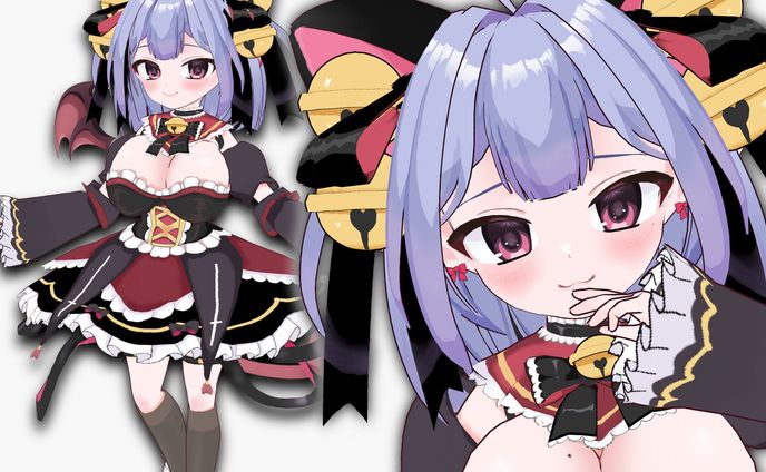 児稚耶ざくろ様 VRoid 3Dモデル制作