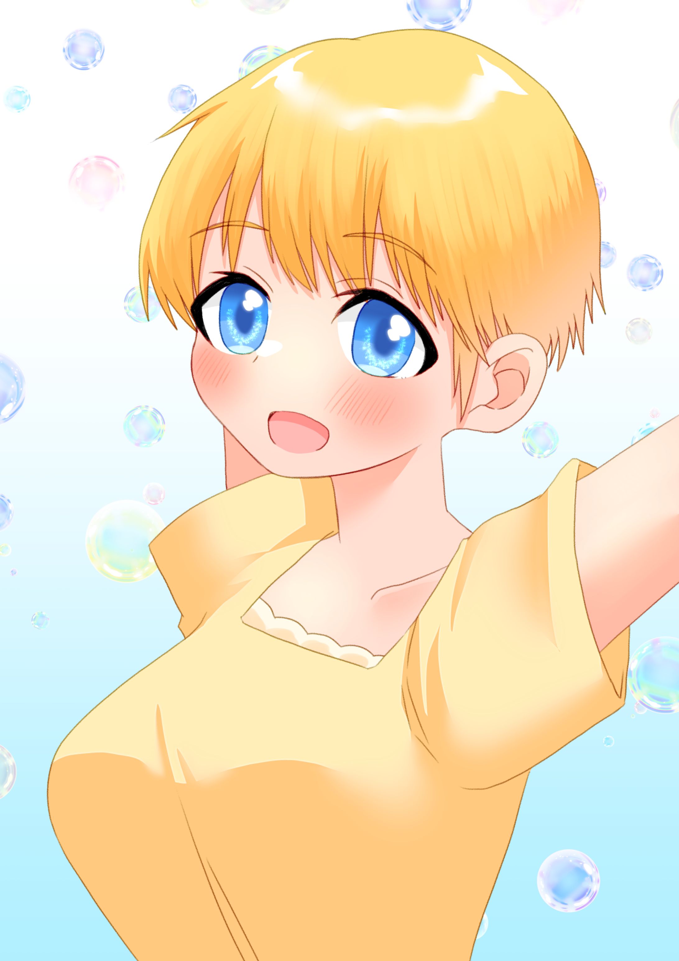 明るい少女-1