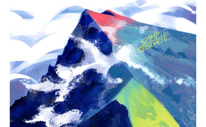 創作／風景／山脈