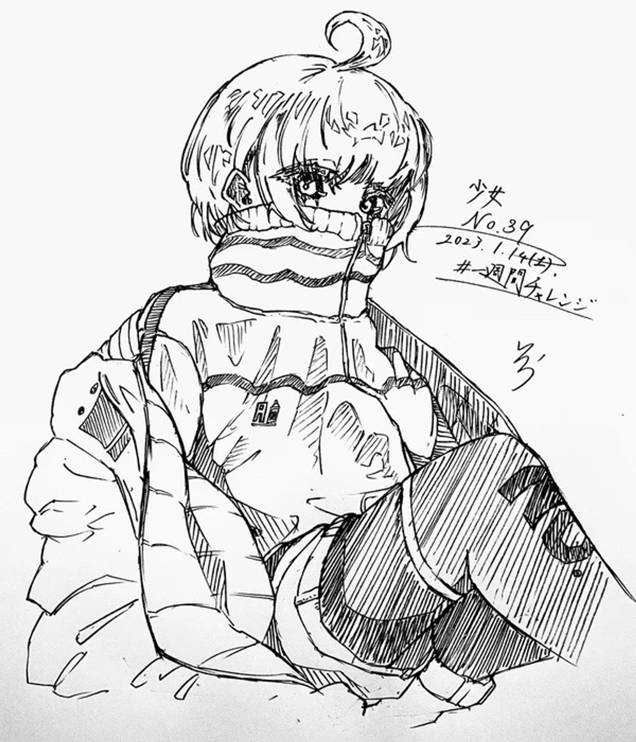 キャラデザ -アナログ--1