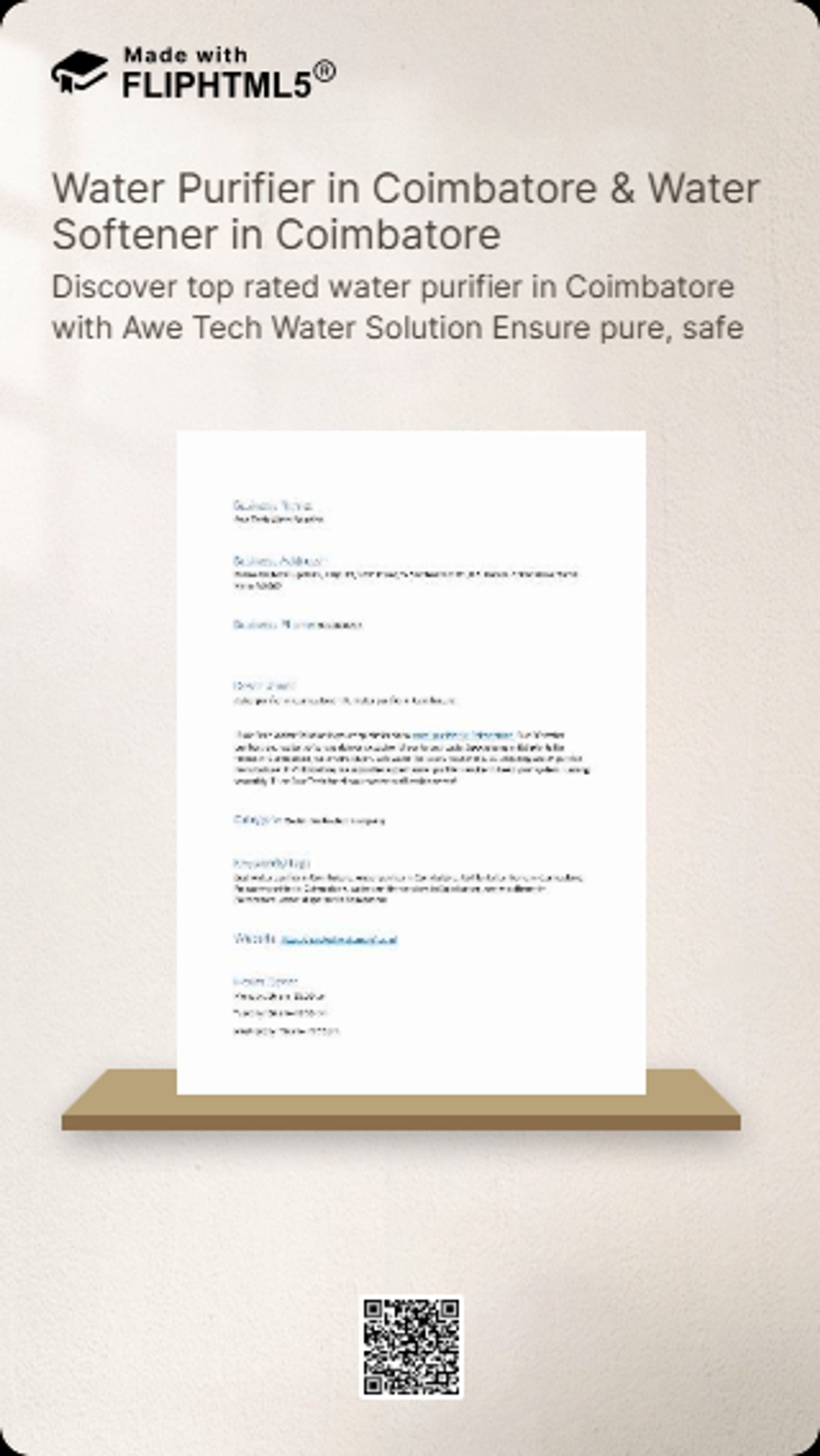 Water Purifier in Coimbatore & Water Softener in Coimbatore-1