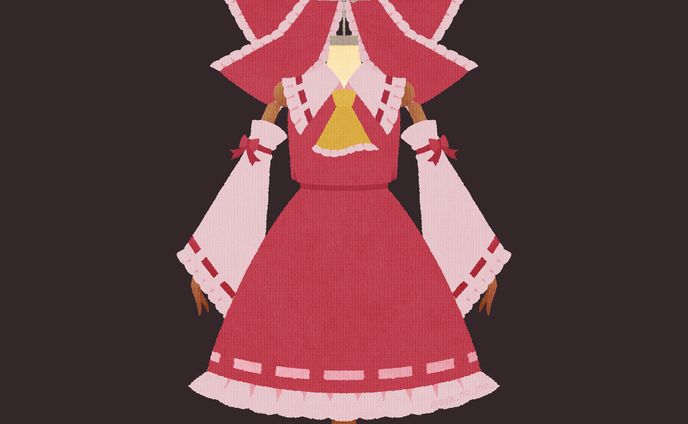 博麗霊夢　服飾