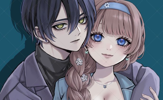 ご依頼創作cpイラスト