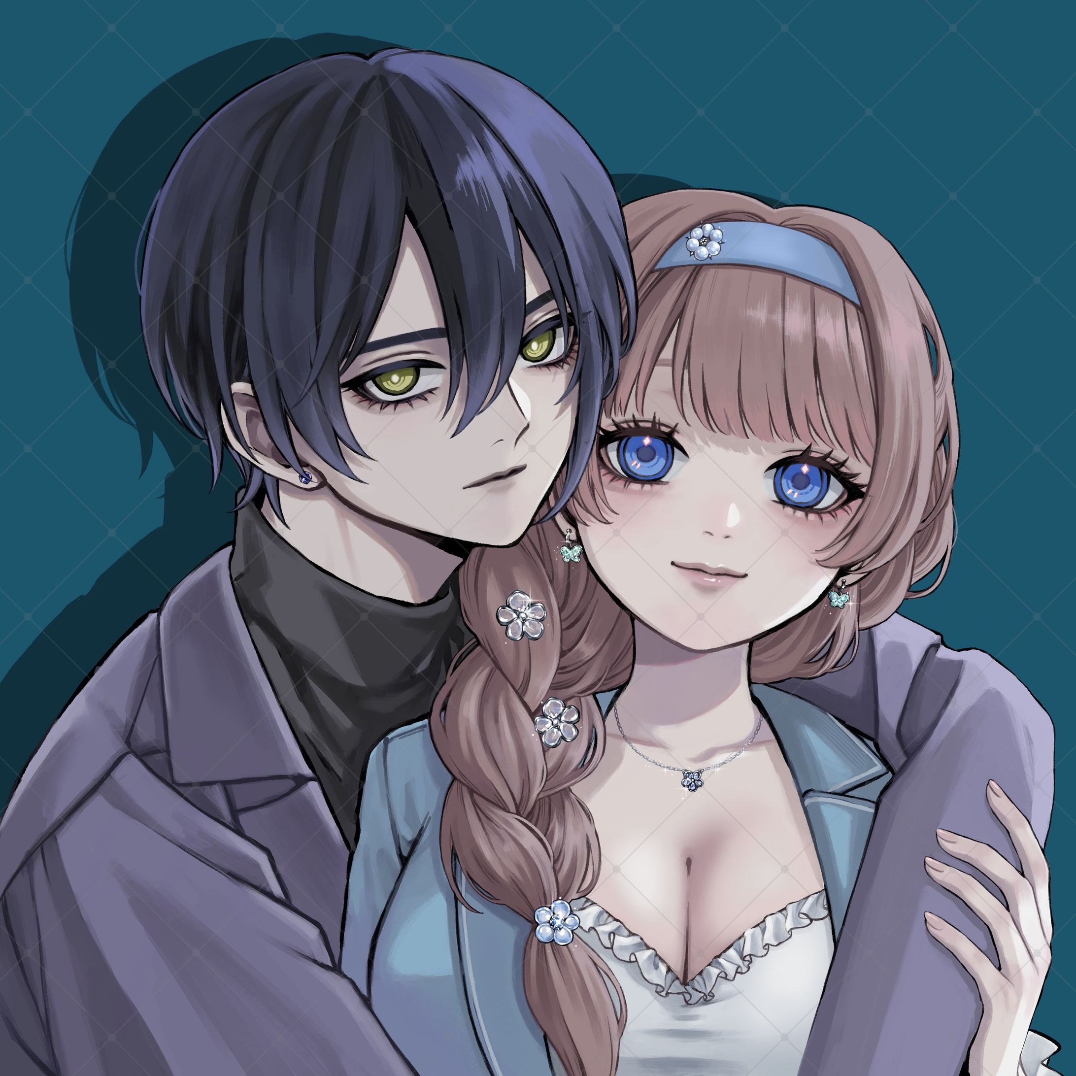 ご依頼創作cpイラスト-1