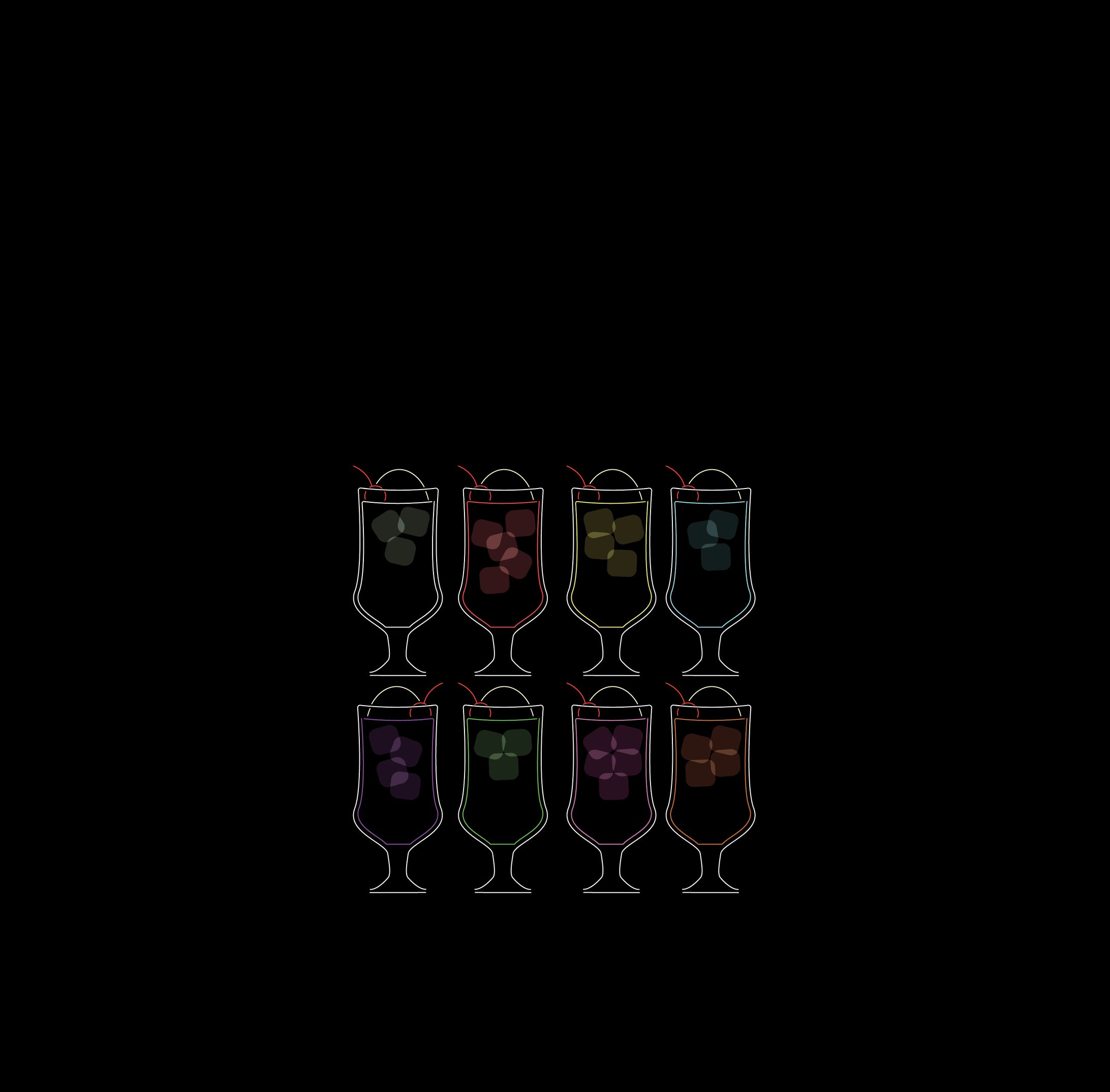 ネオン風クリームソーダトートバッグ-1