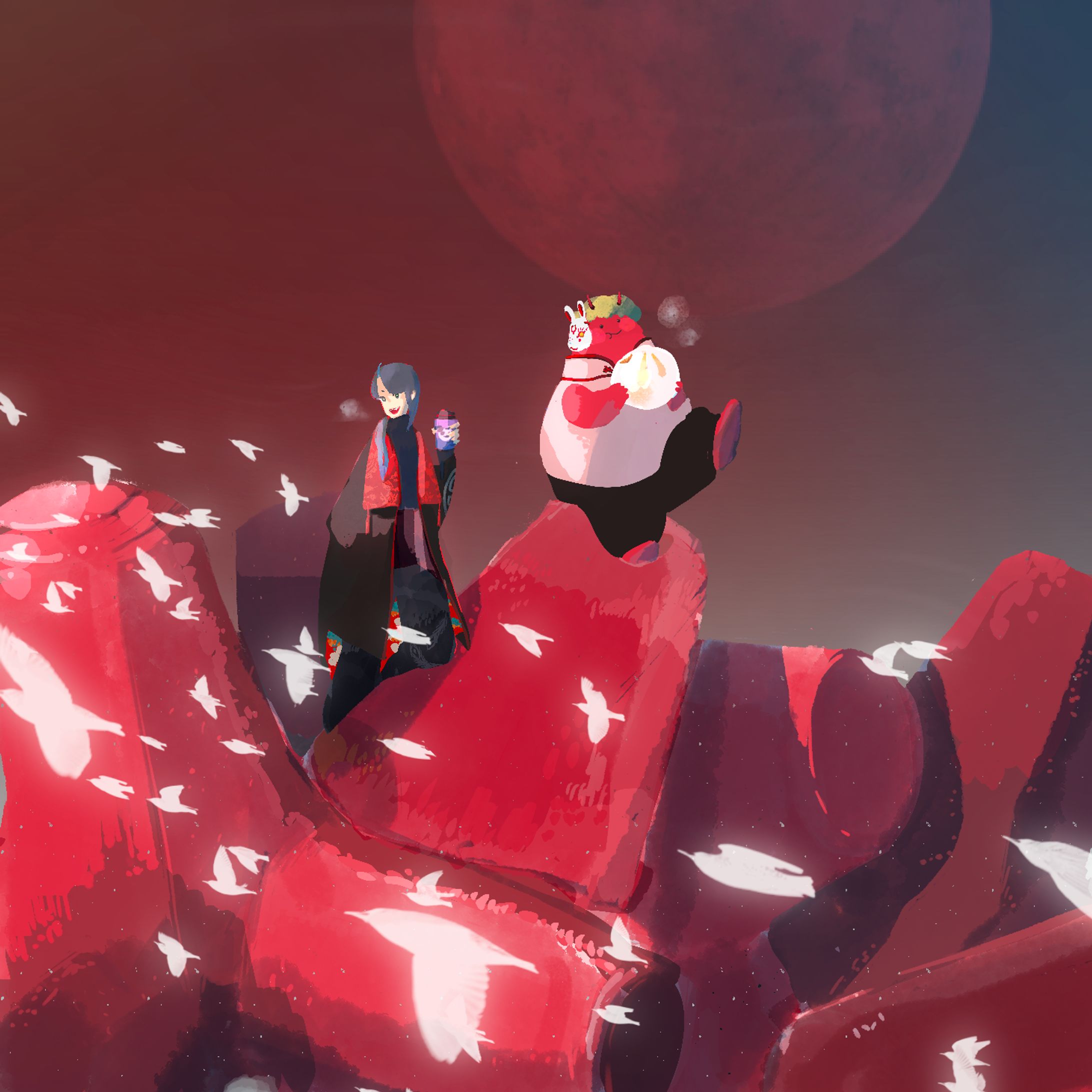 おいしい湯気と朝霞-1