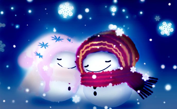 二人なら暖かい