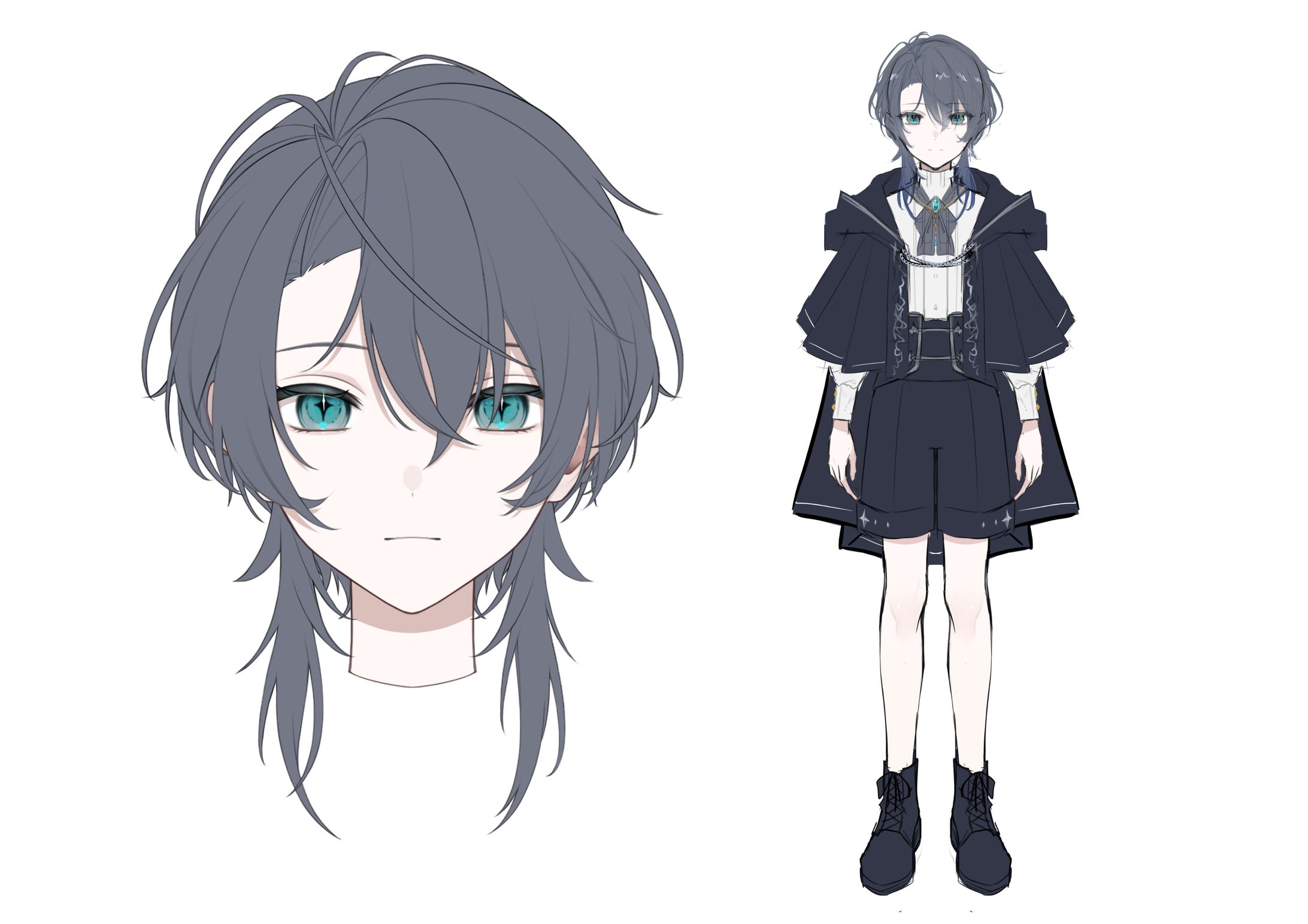 Vtuberキャラクターデザイン[制作途中]-1