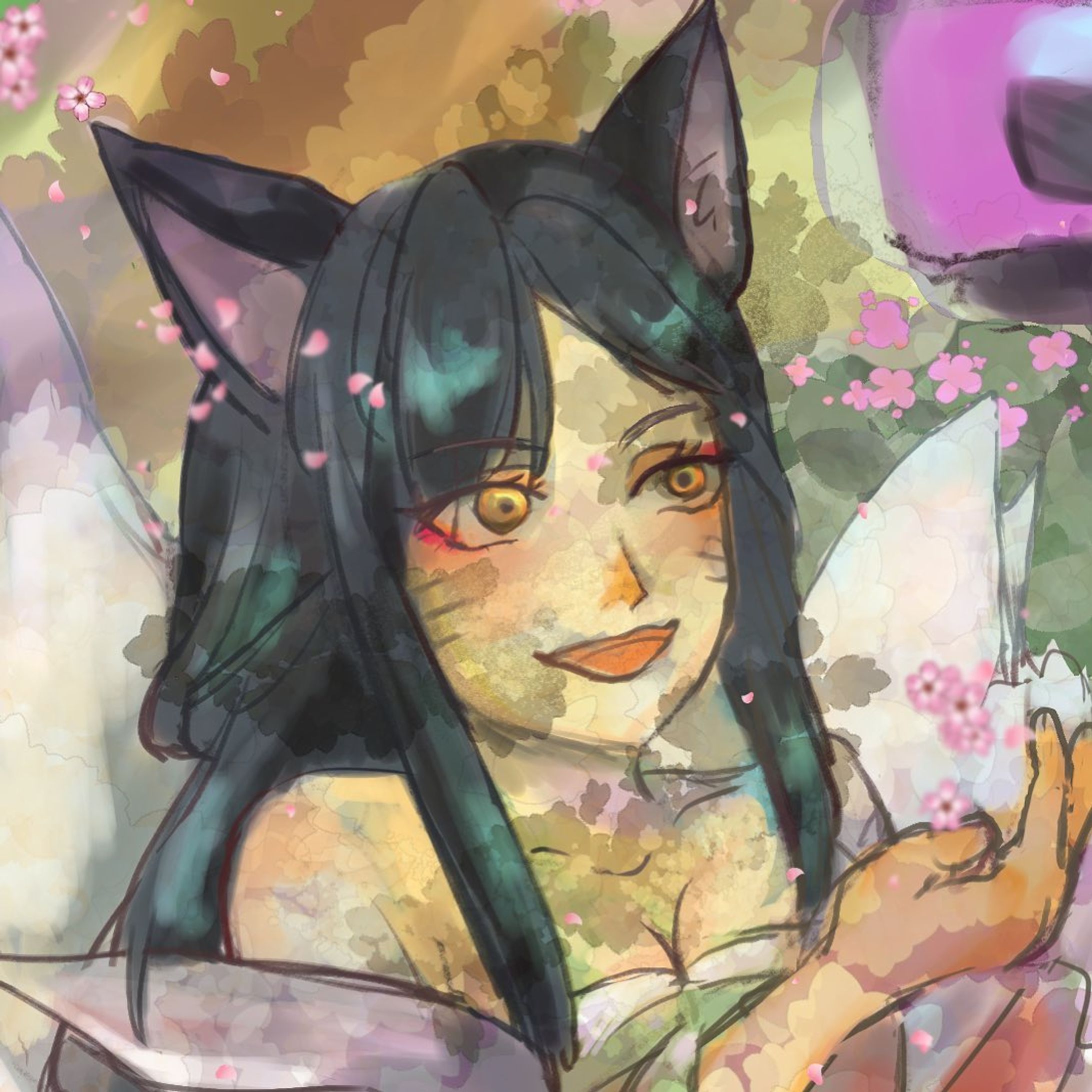 Kda girls hanami 🌸
花見kda
Ahri

#桜　#cherryblossom 
#kda #artoflegends #leagueoflenses #アーリ　#ahri 
#ilustración #digital #digitaldrawing #original #art #colorful #drawing #painting #dibujo #иллюстрация #イラスト#digitalpainting #digitalart #illustration #fanart #dibujodigital #instaart #procreate #ipad
#clipstudiopaint-1