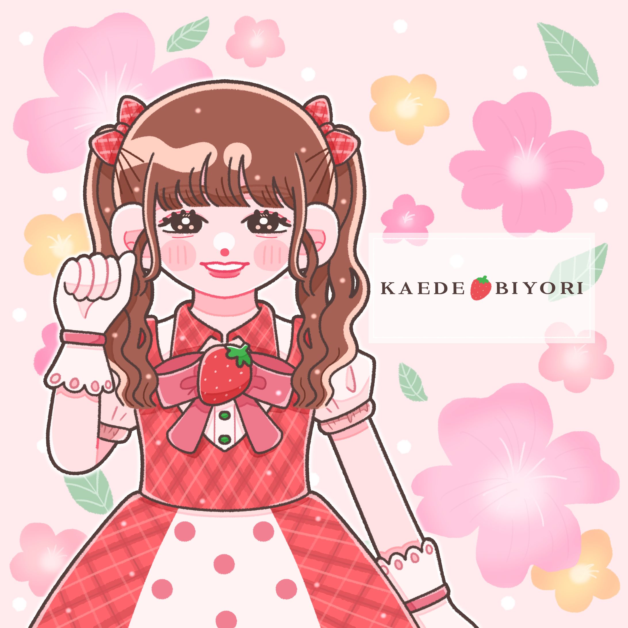 SKE48池田楓様生誕祭イラスト②-1