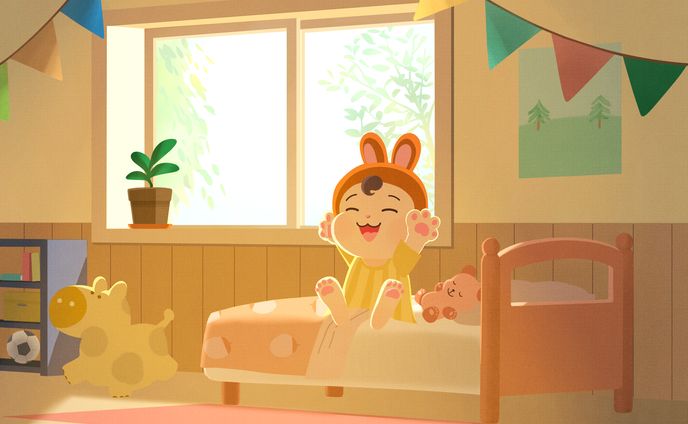 幼児向けキャラクターイラストイメージ