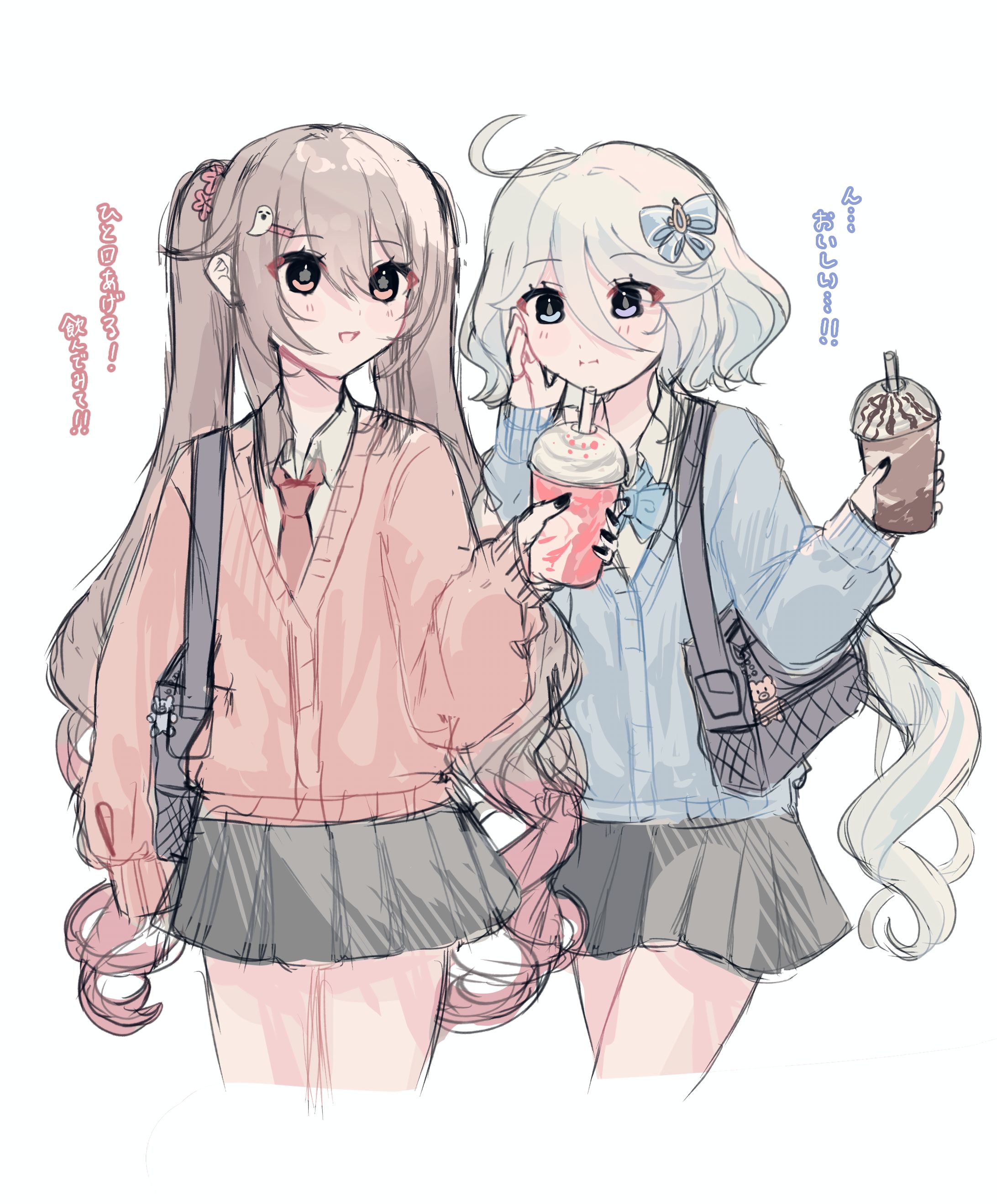 【原神】学パロ　胡桃フリーナ-1