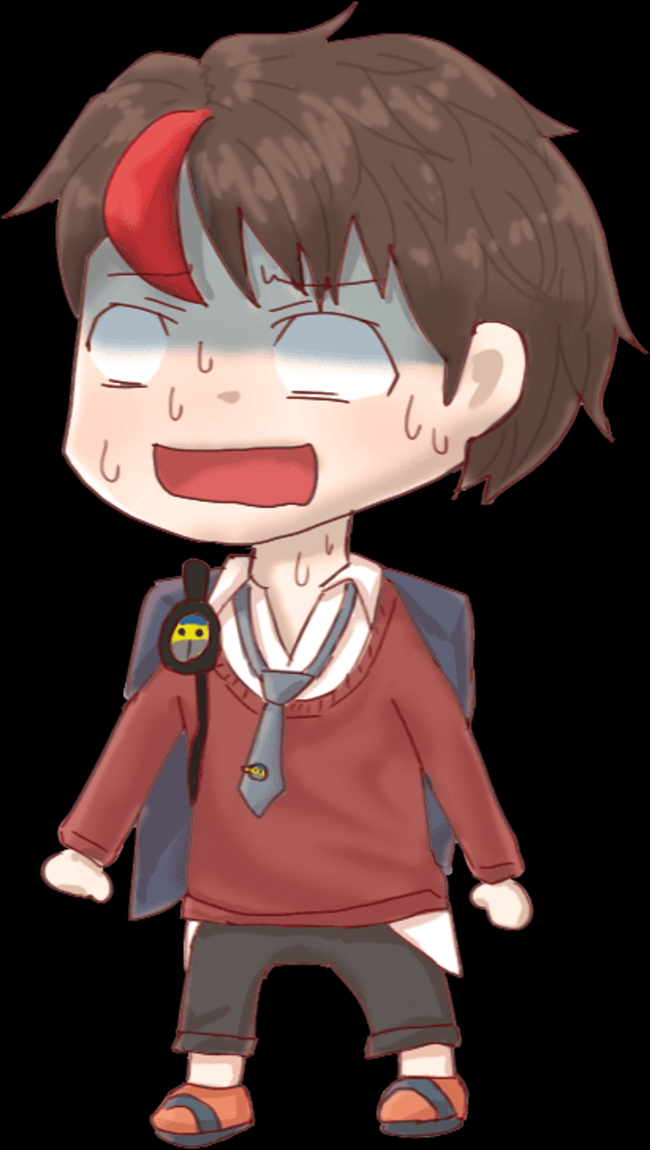 発注Σ　怖がりイラスト-1