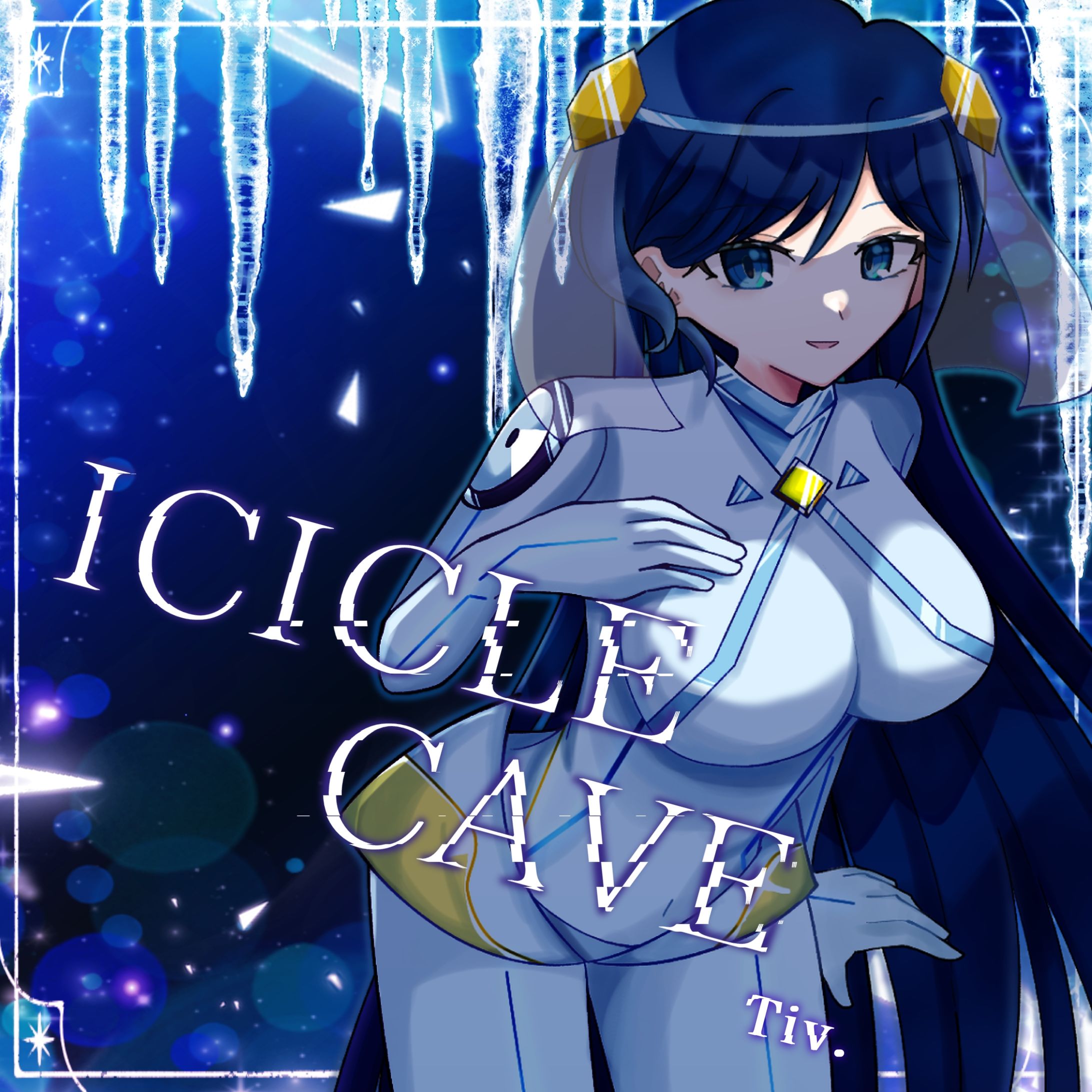 【works】Tiv.様【ICICLE CAVE】楽曲ジャケットイラスト・デザイン-1