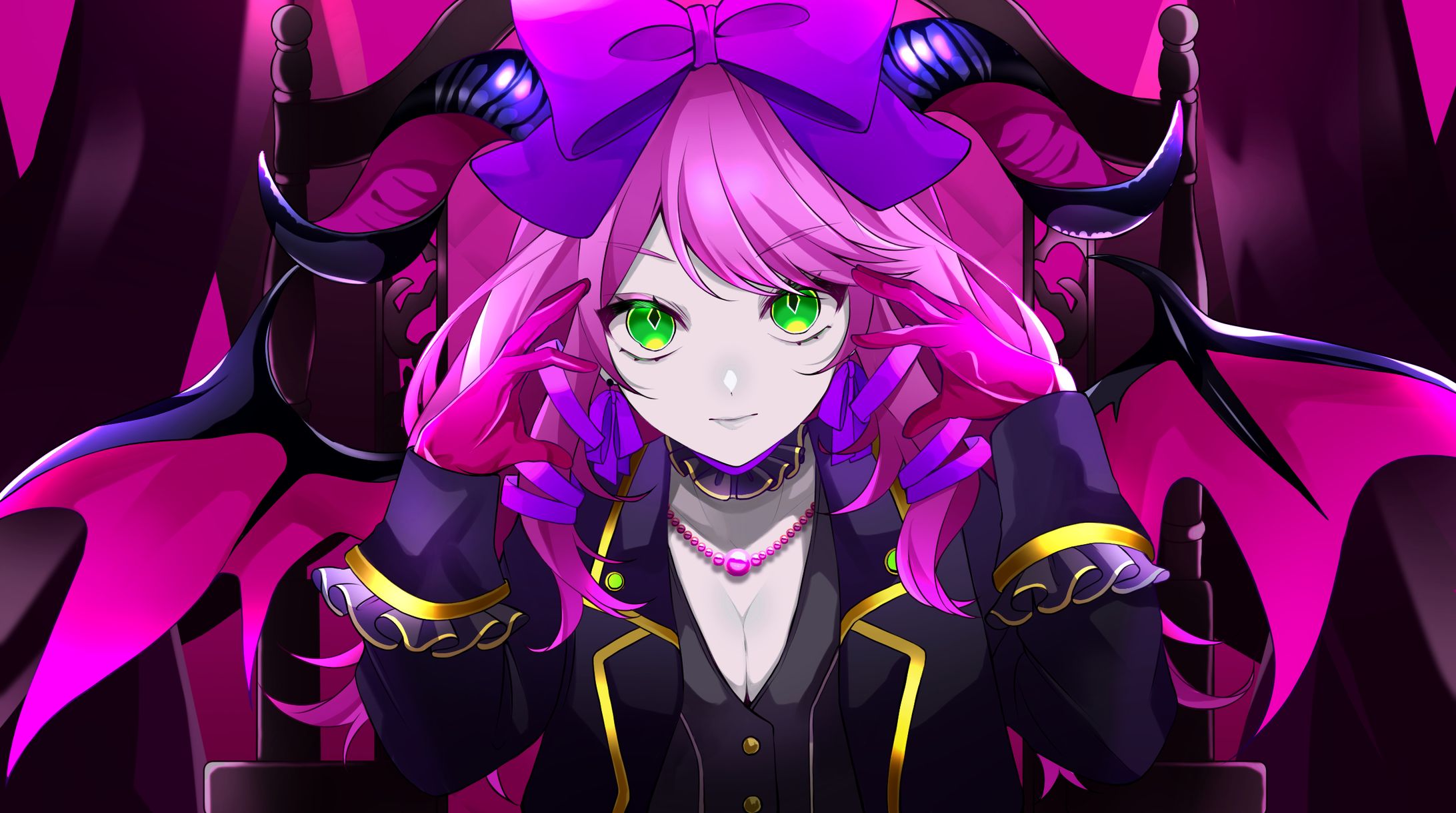 リリぴ様　「デーモンロード」　歌ってみた動画用イラスト-1