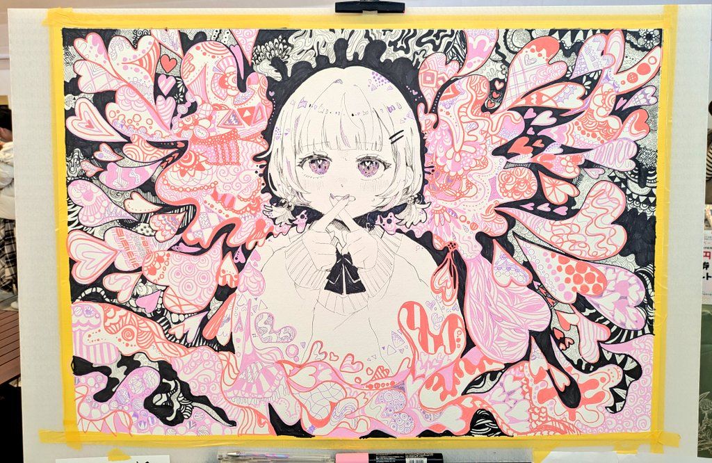 ごちゃごちゃなイラスト