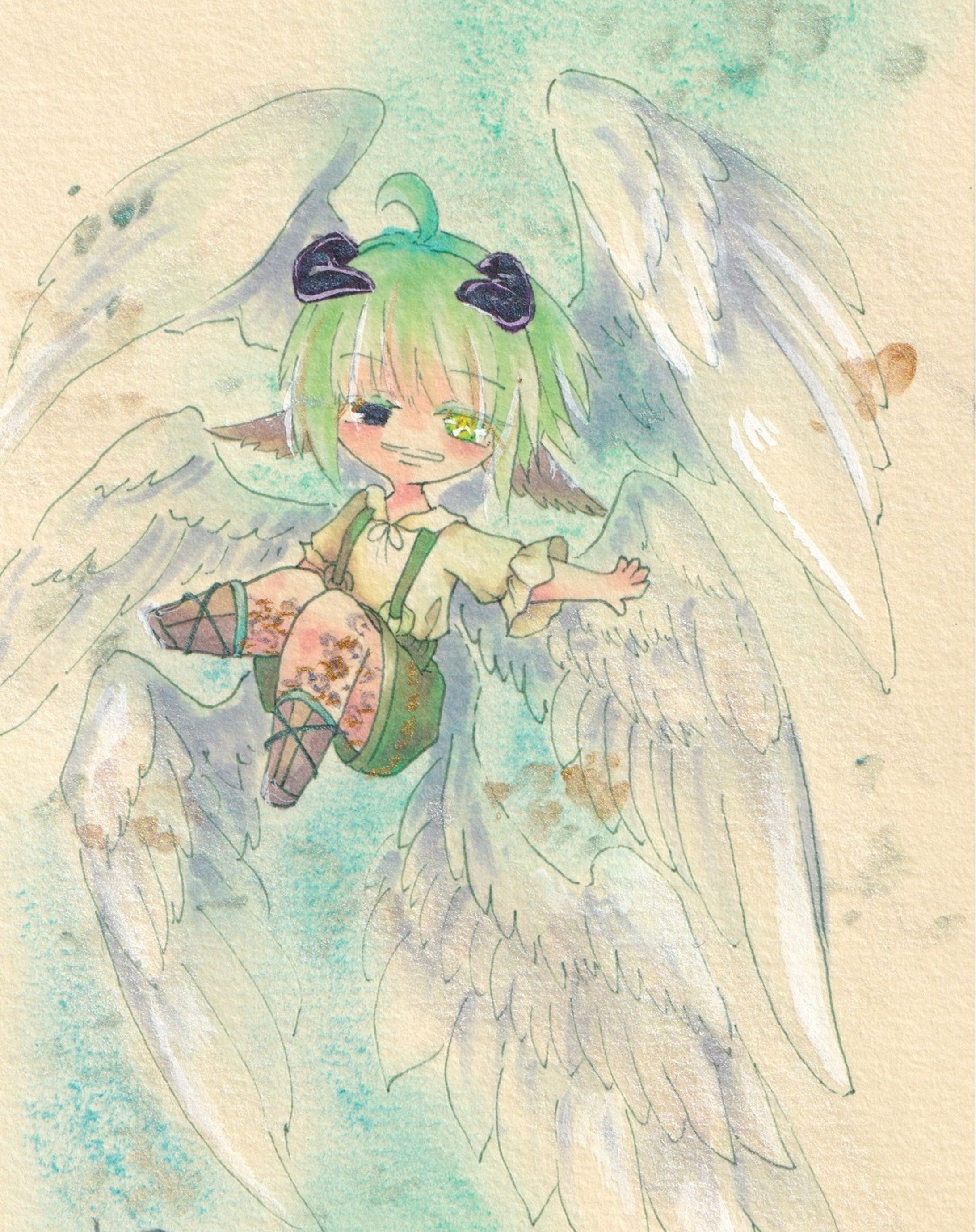 #アナログイラスト
#イラスト
#ドローイング

ミニキャラ習作-1