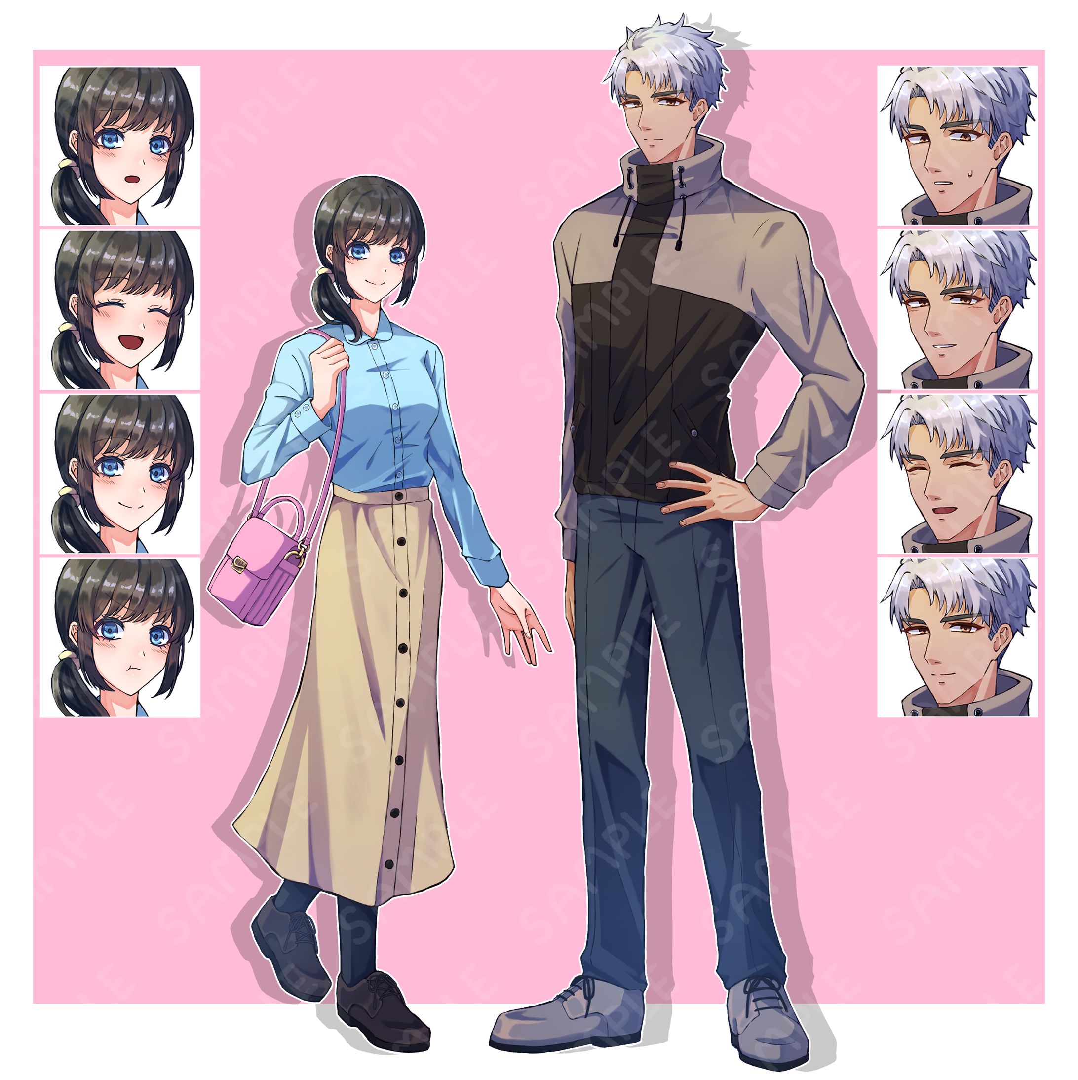 【ご依頼・販売実績】立ち絵まとめ-1