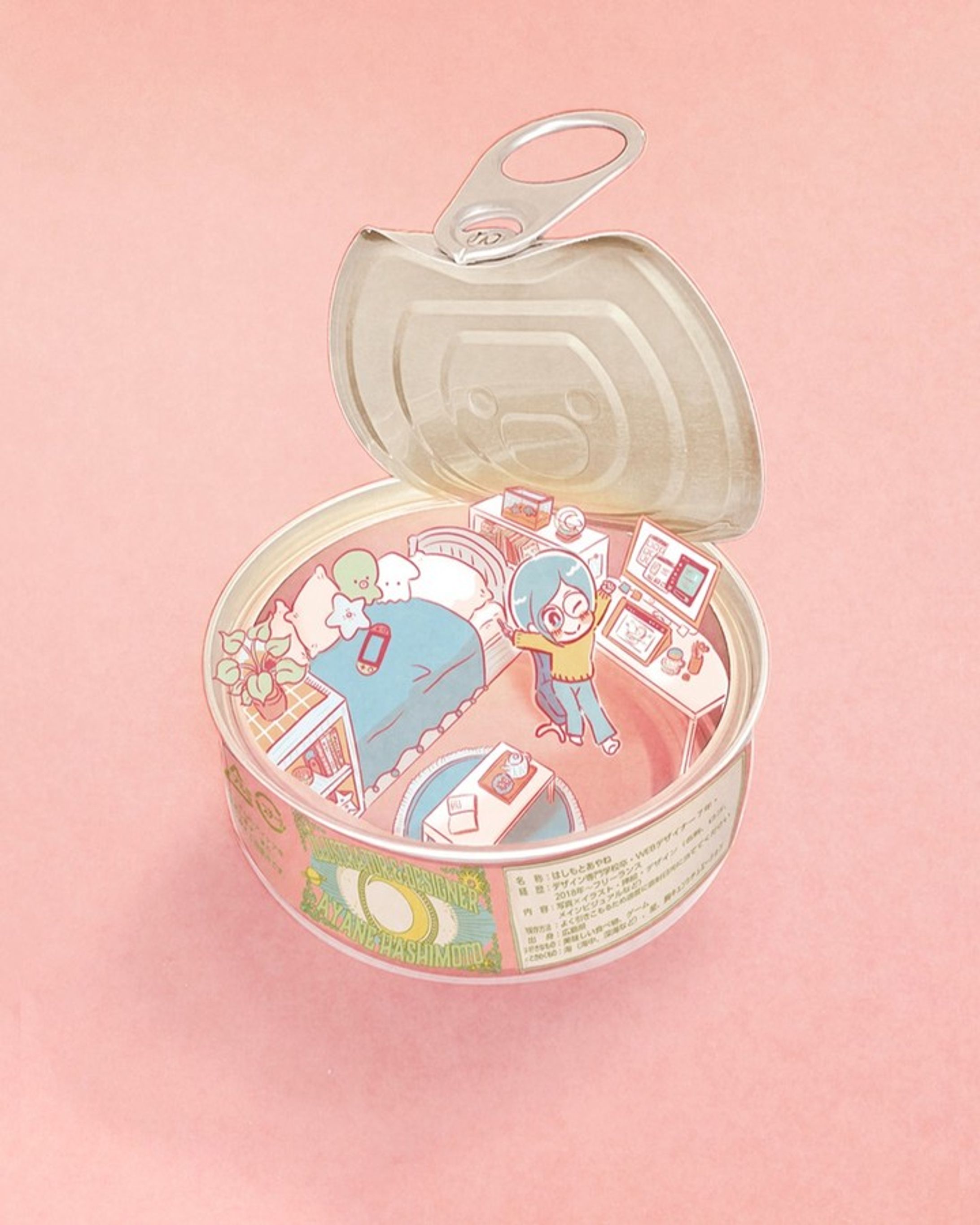 写真×イラスト　缶詰部屋-1