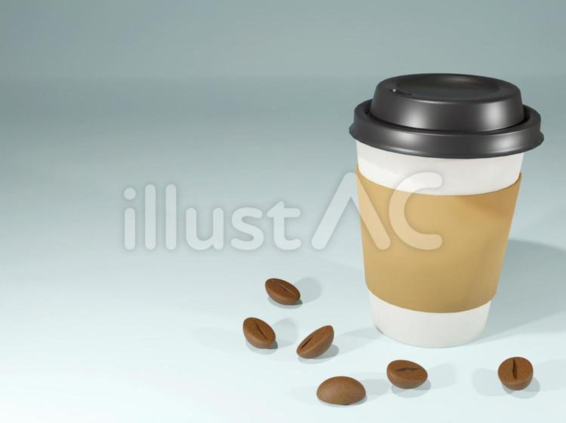 3Dモデル コーヒー-1