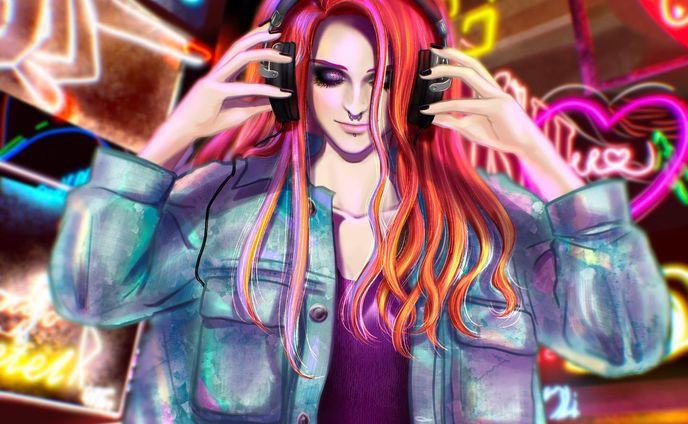 rock’n’roll、女の子