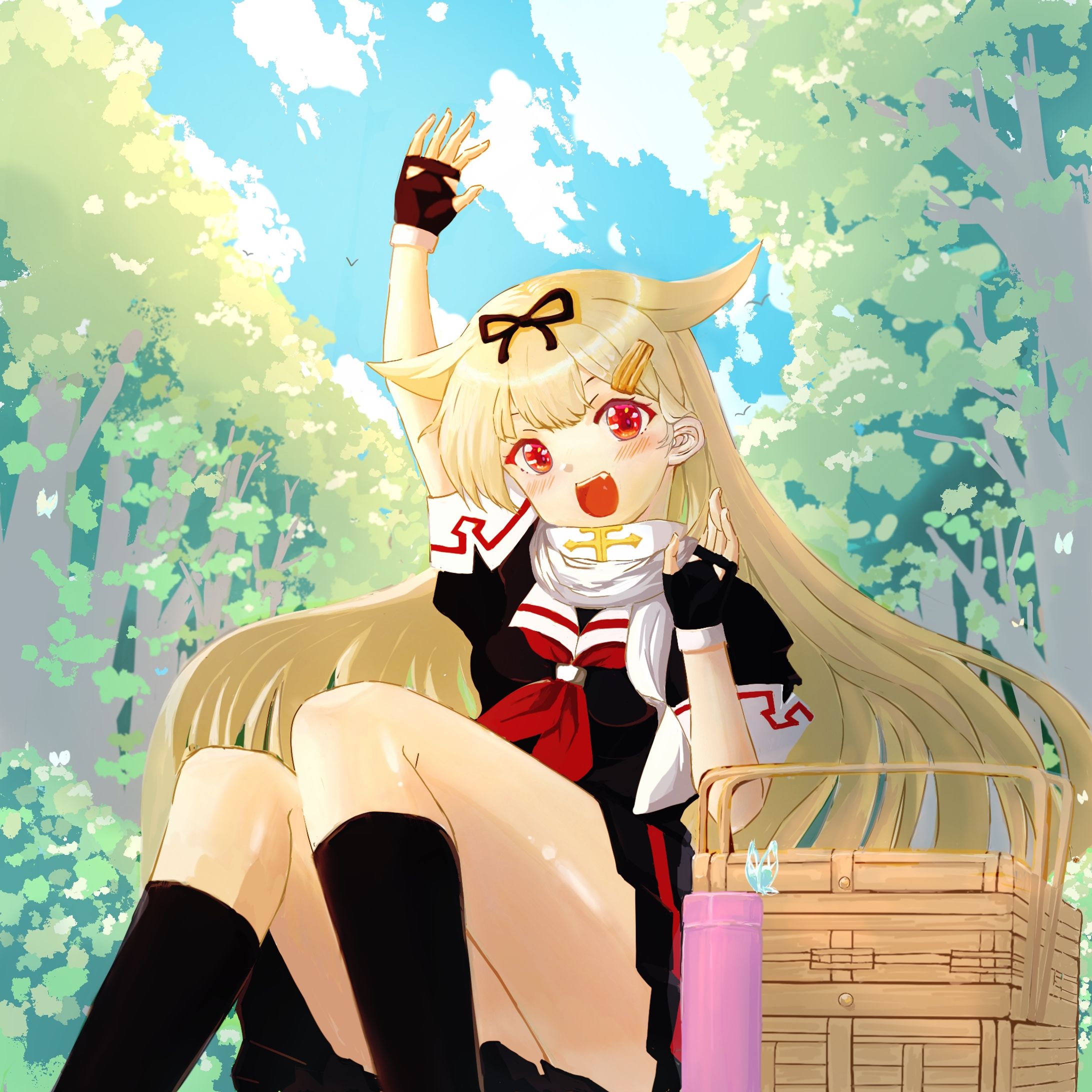 夕立と休憩っぽい！-1