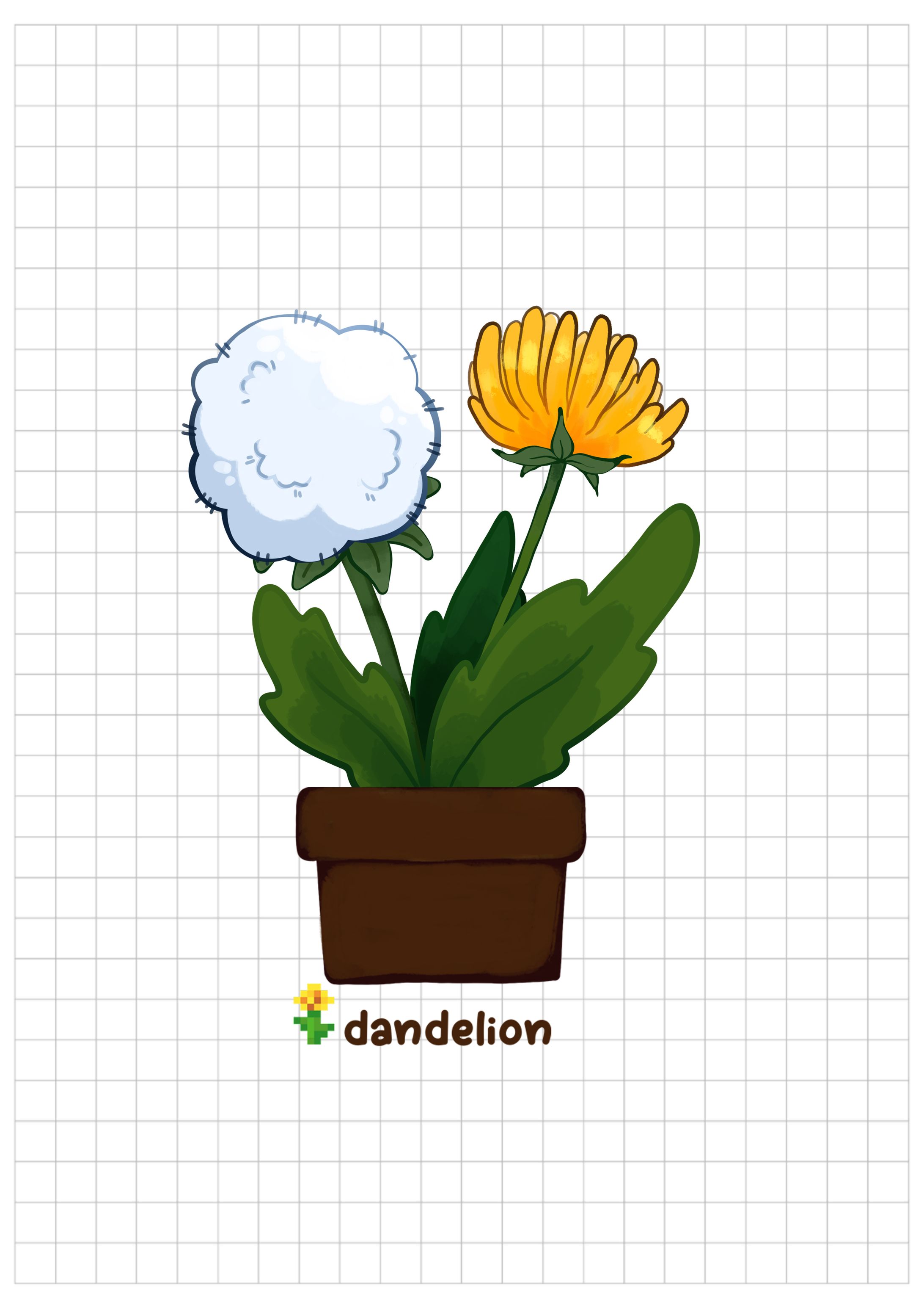 Minecraft Dandelion-1