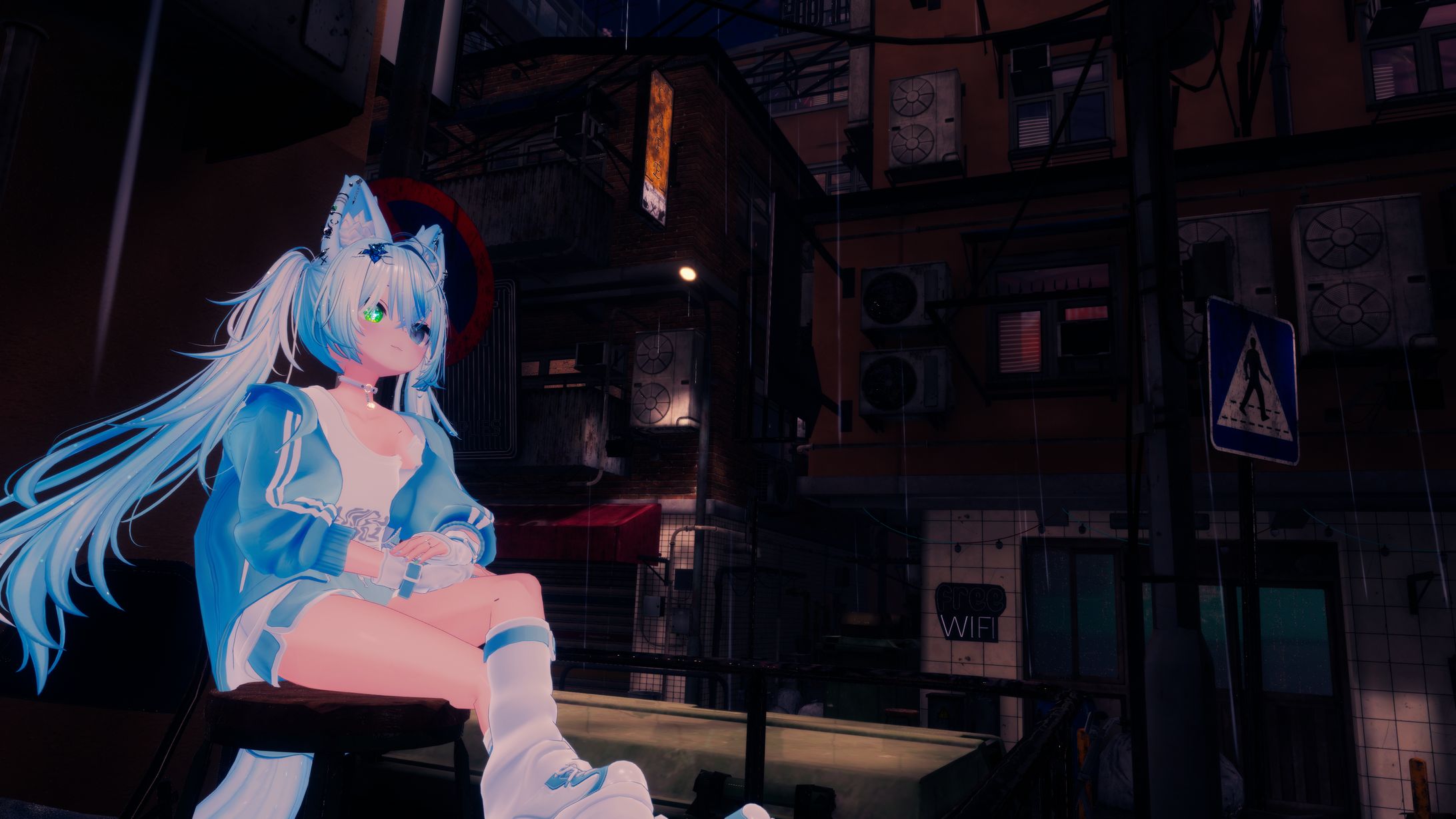 モノクロの中、貴方は暖かく(Retouch)-1