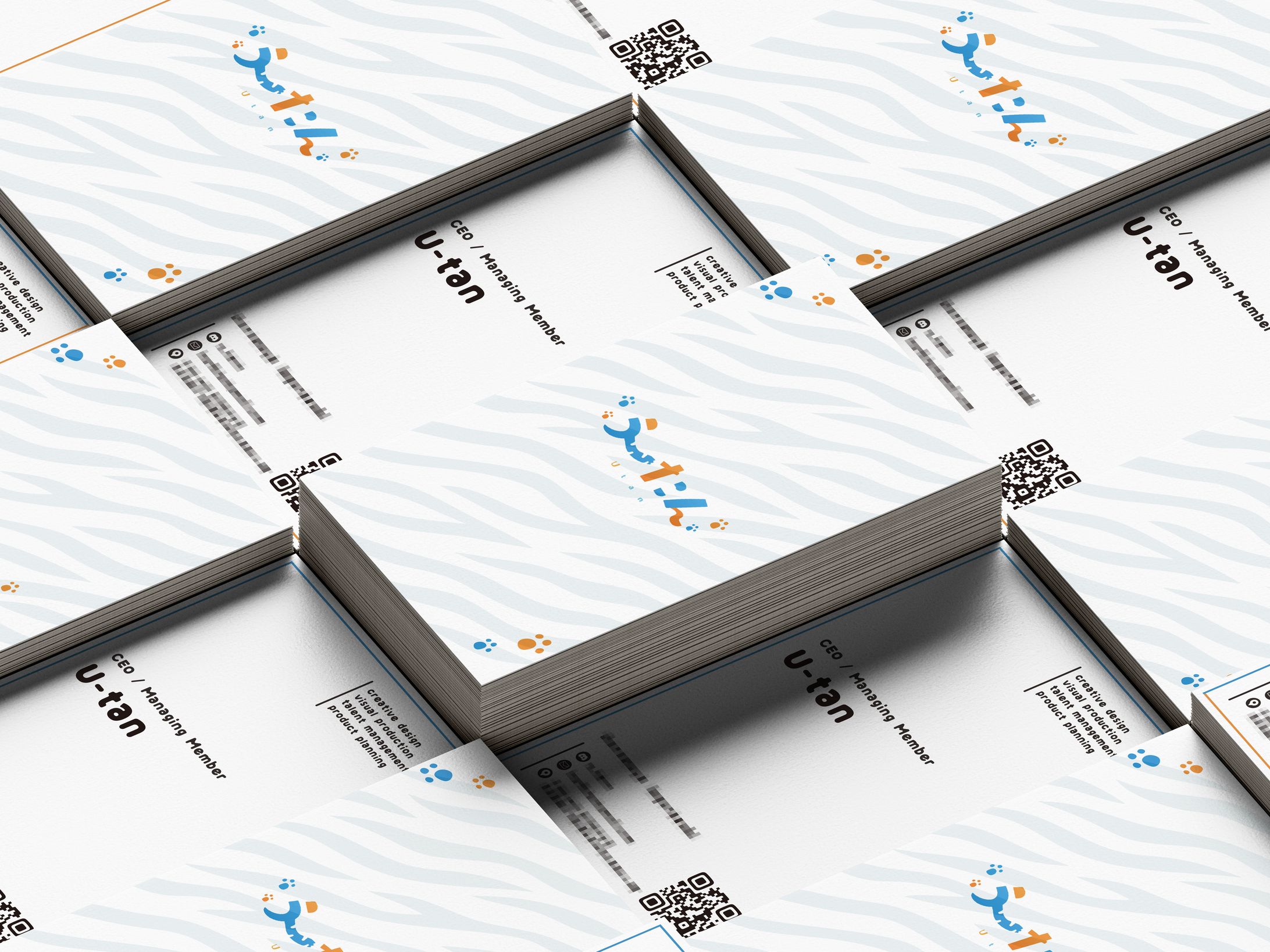 自己制作 名刺 / u-tan-1