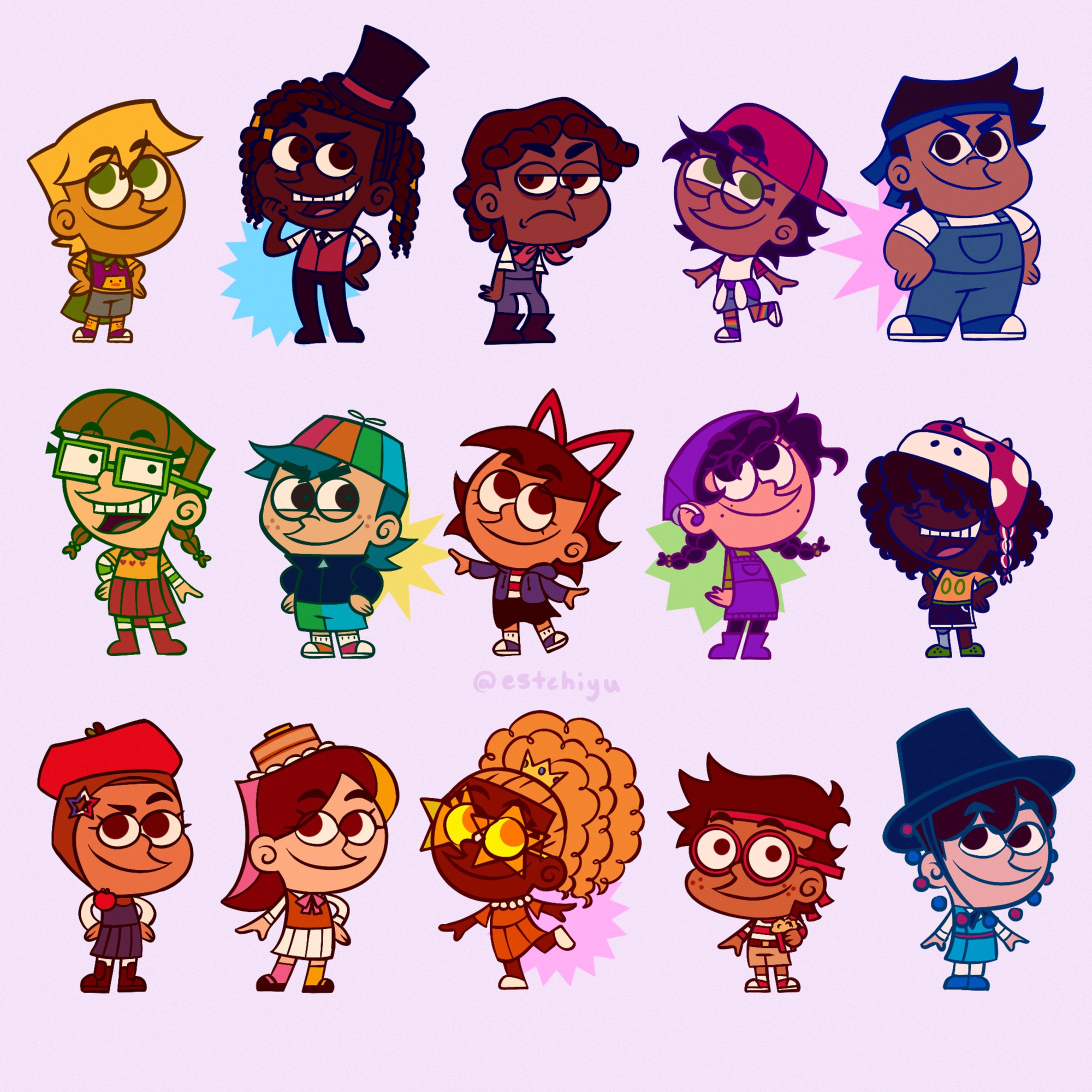 The Fairly EggParents Children Character Sheet-1