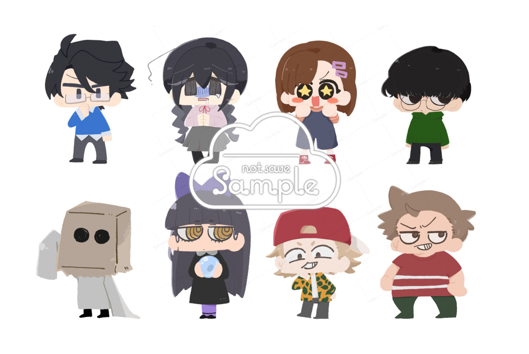 【commission】SDキャラ-1