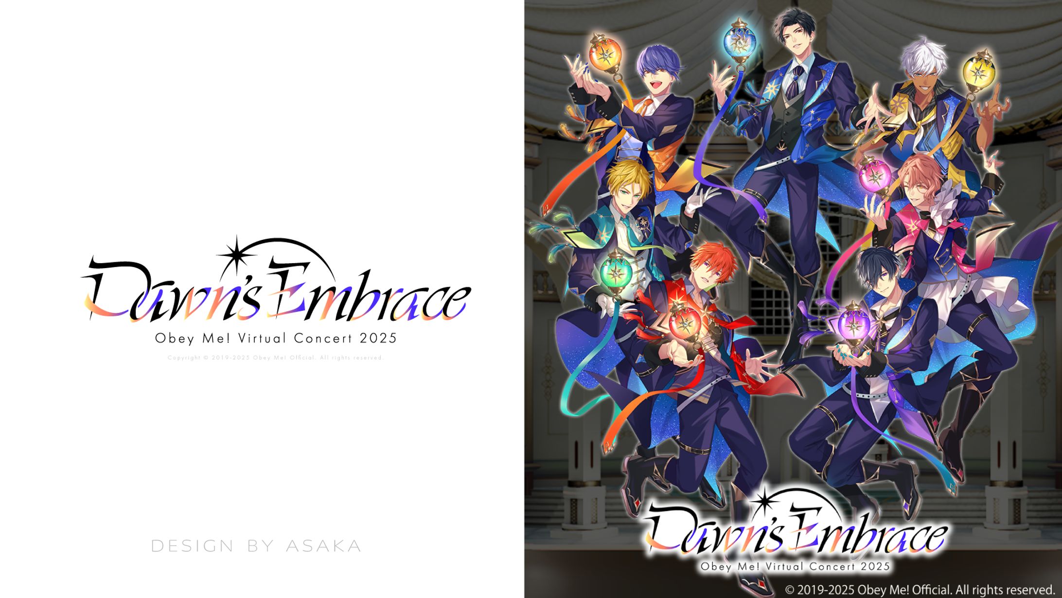 「Obey Me! Virtual Concert 2025 - Dawn's Embrace -」(2025年/Anime Expoイベントロゴ)-1