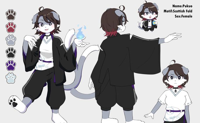 【OC】Pukuo's reference sheet