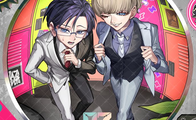 アクリル絵の具、一枚絵