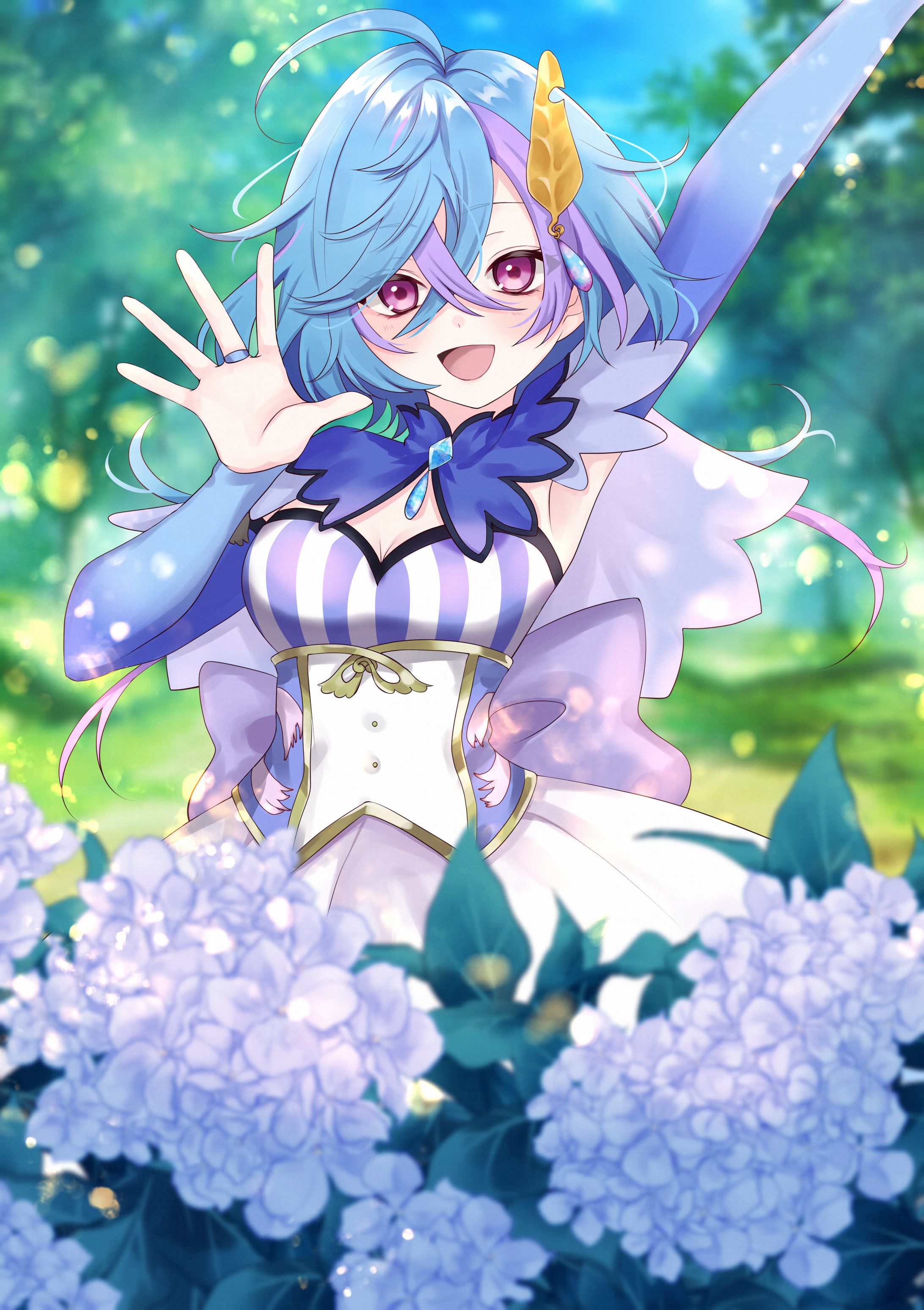 【Vtuber】旭乃アクア様　誕生日イラスト-1